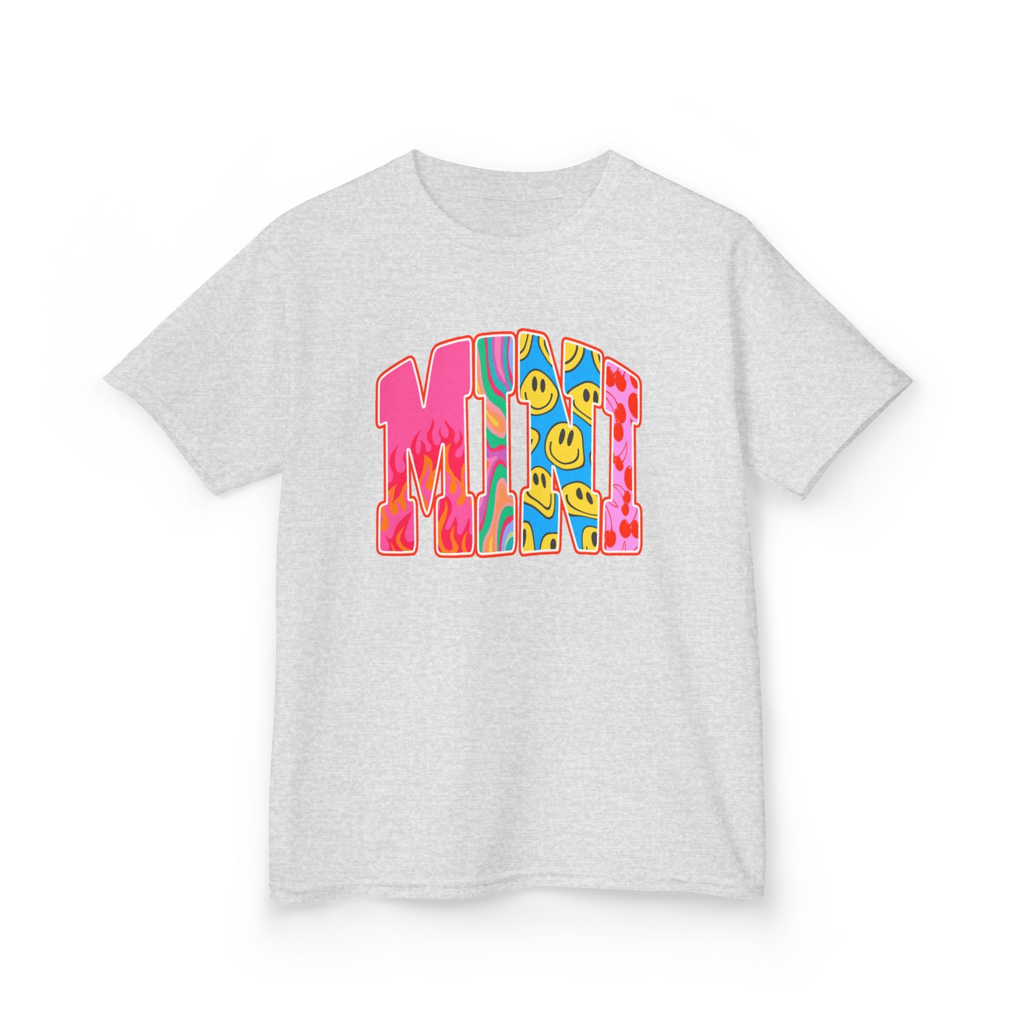 Youth Tee —  'MINI' Retro Smiley Graphic