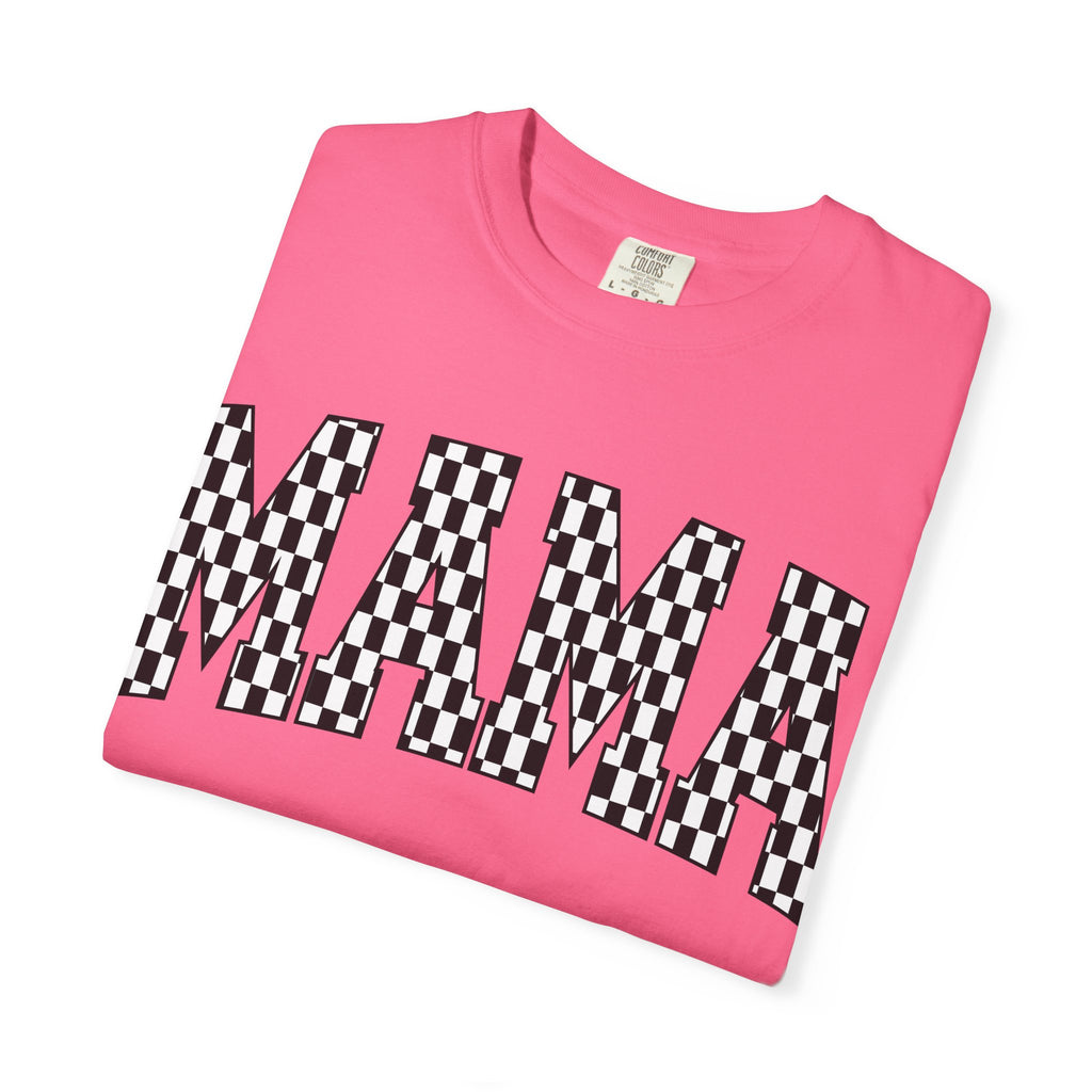 MAMA Checkered Comfort Colors T-Shirt