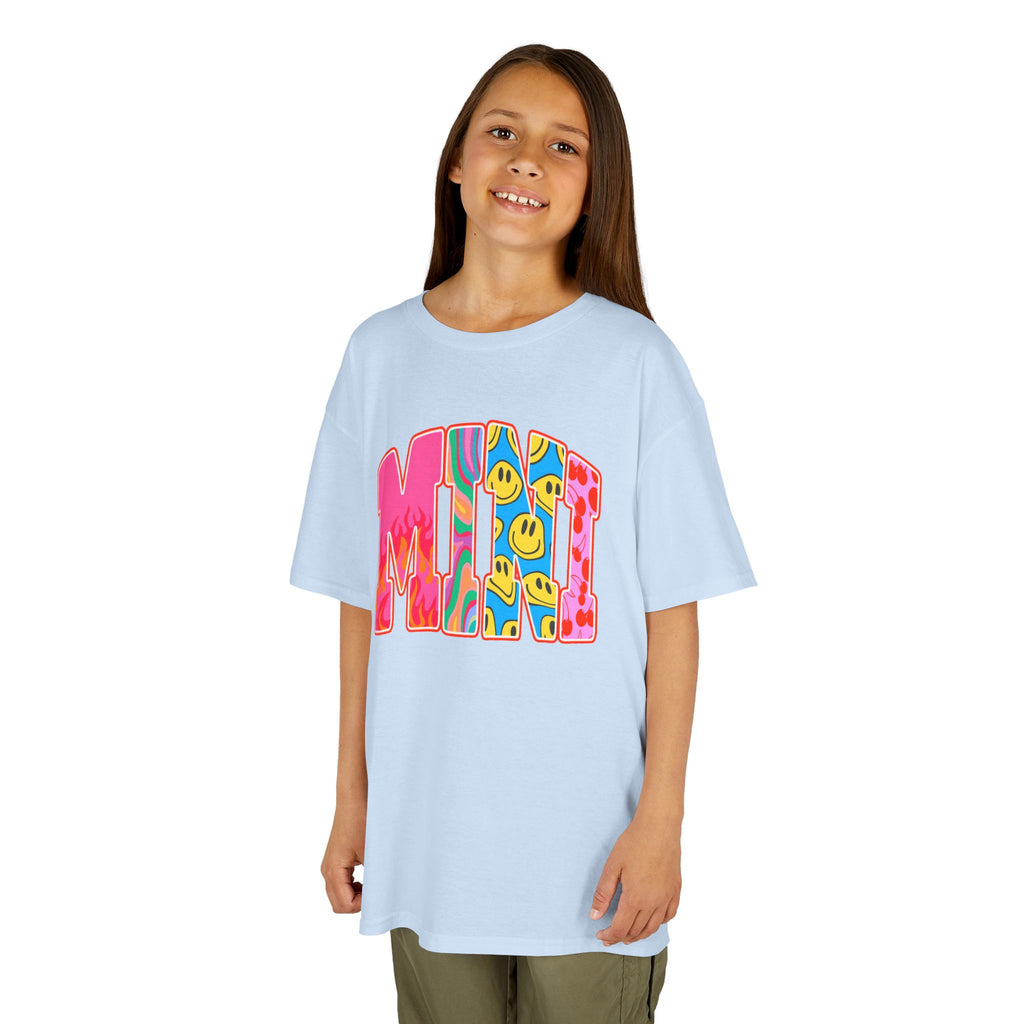 Youth Tee —  'MINI' Retro Smiley Graphic