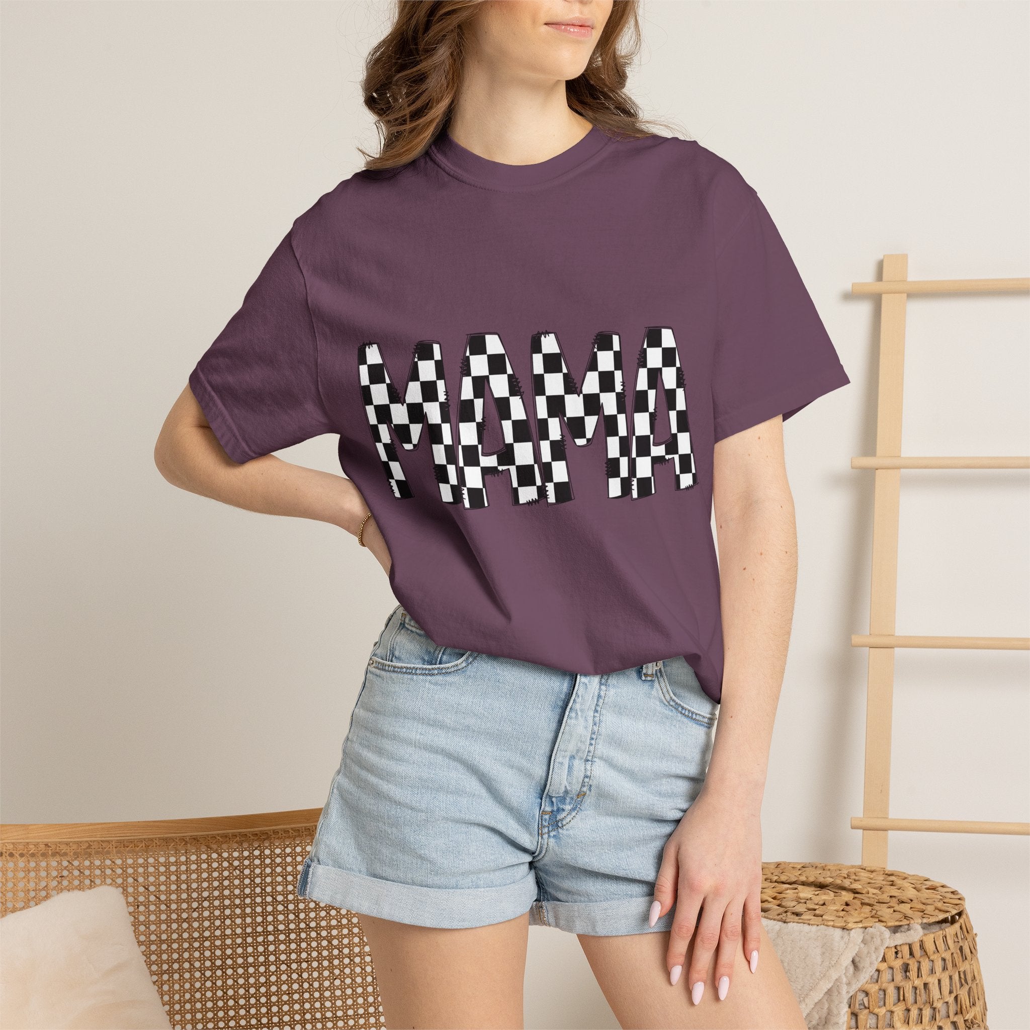 Mama Checkerboard T-Shirt