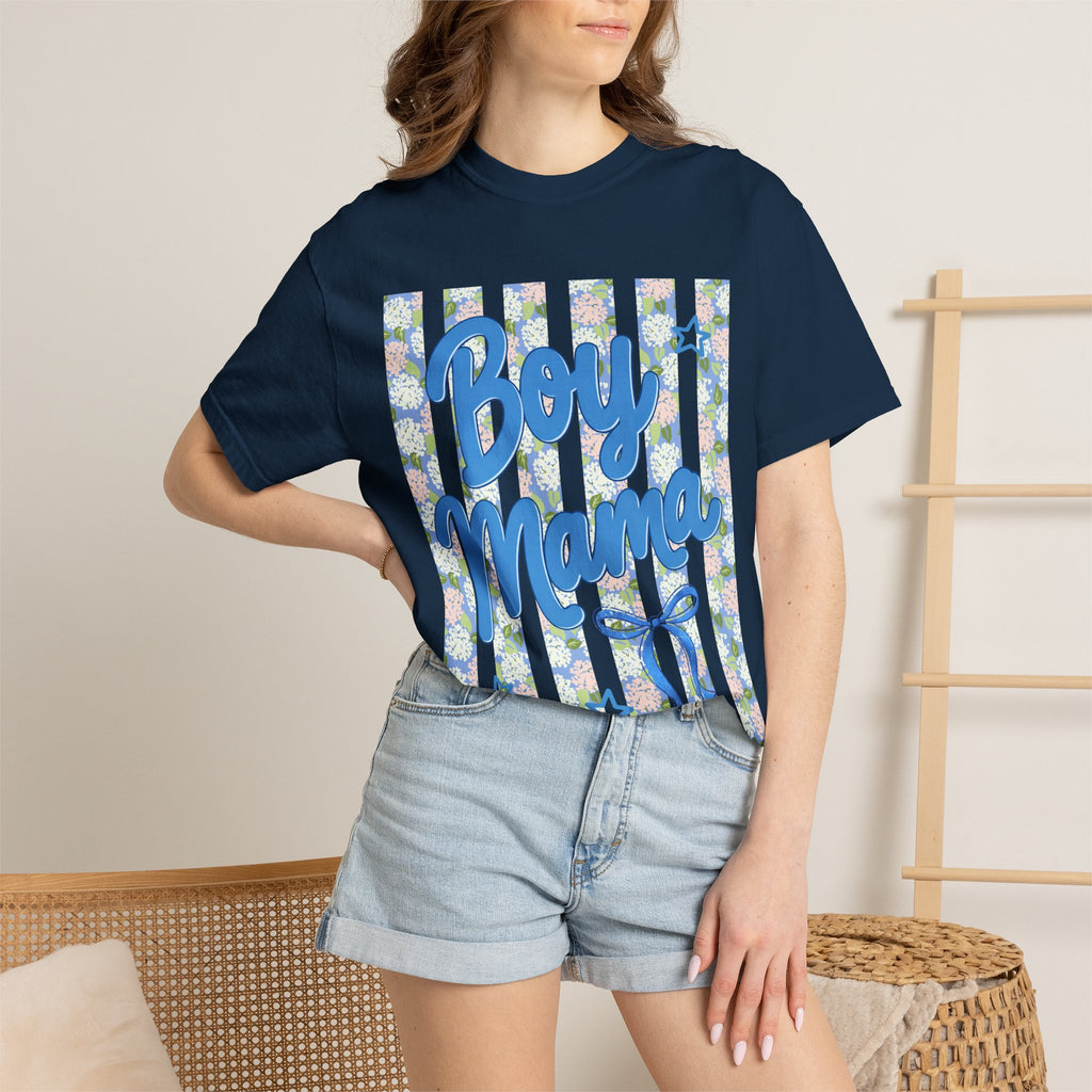 Floral Boy Mama T-Shirt