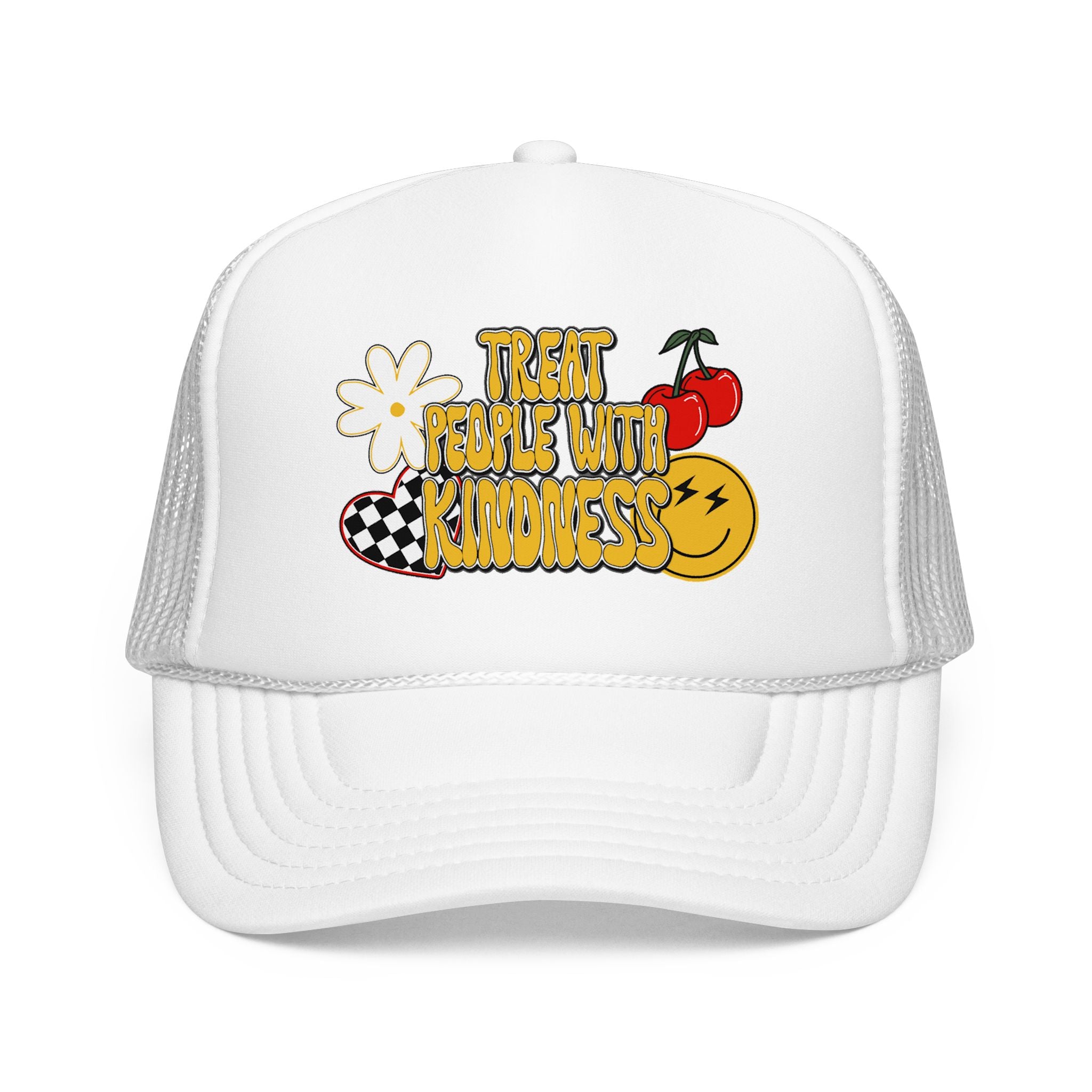 "Treat People With Kindness" Foam Trucker Hat