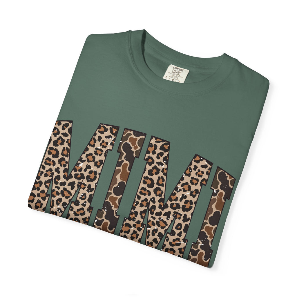 Mimi  Leopard-Checkered Print T-Shirt