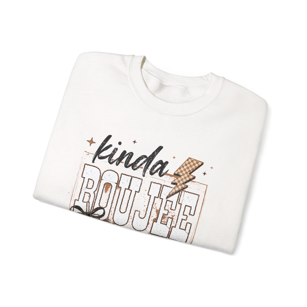 Kinda Boujee Kinda Broke Crewneck Sweatshirt