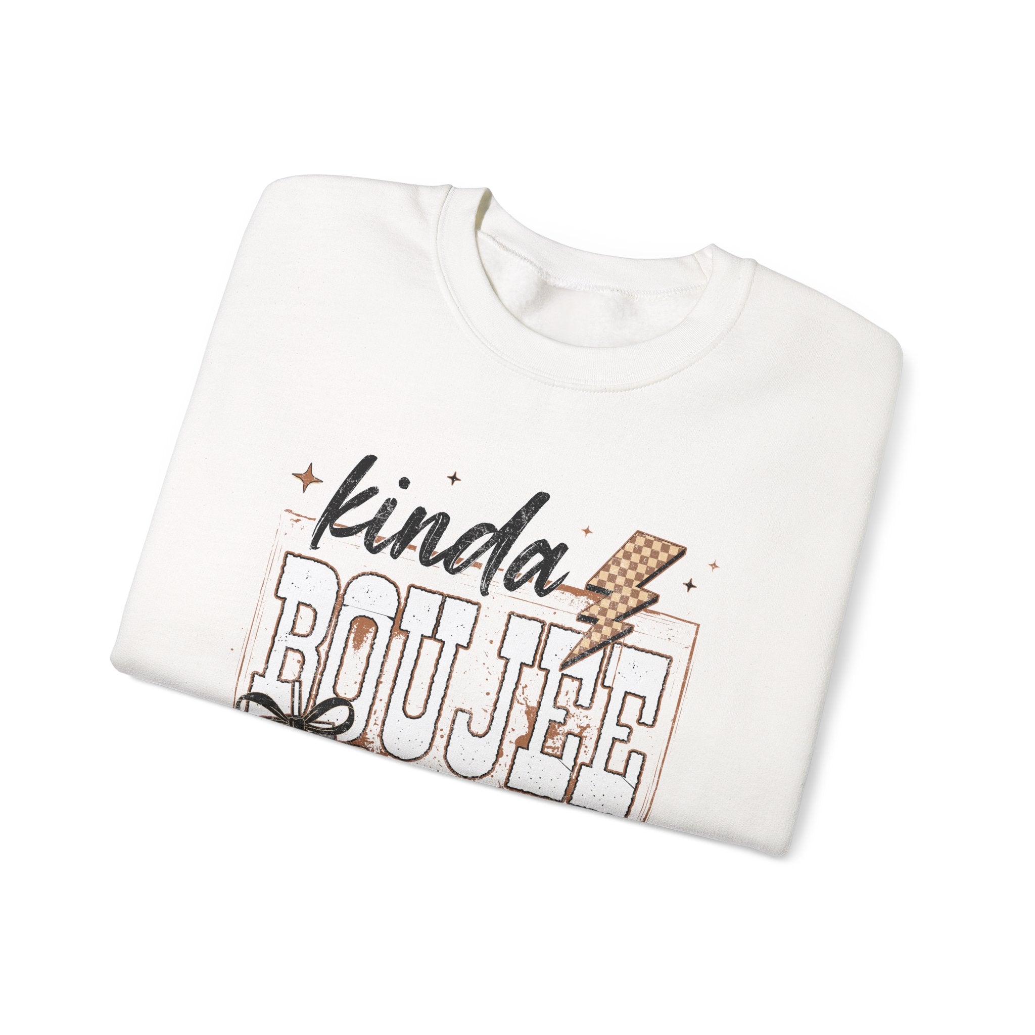 Kinda Boujee Kinda Broke Crewneck Sweatshirt