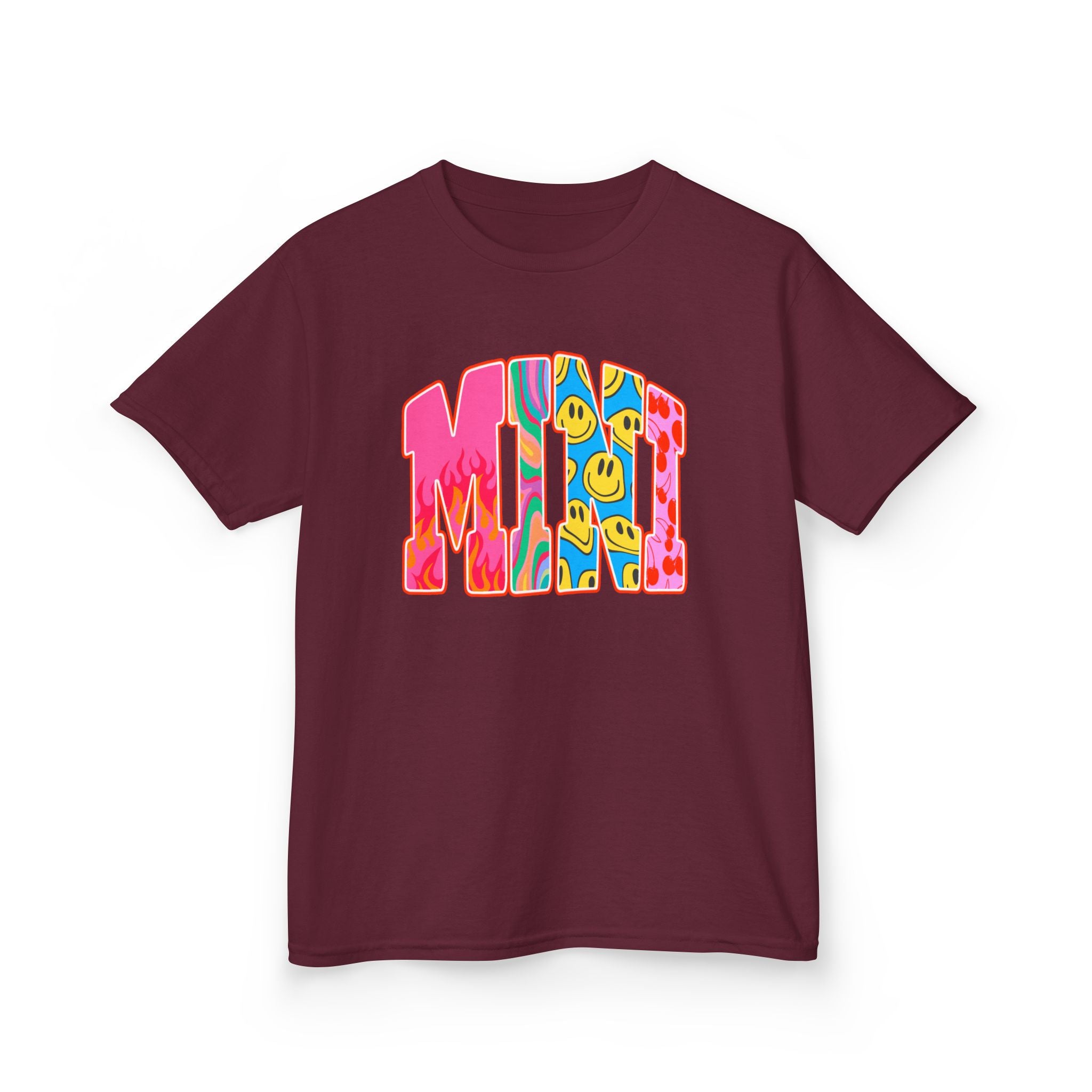 Youth Tee —  'MINI' Retro Smiley Graphic