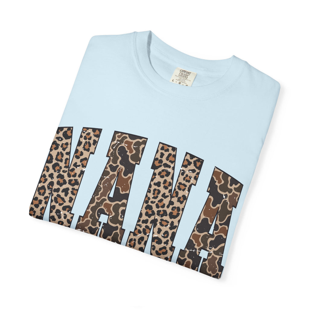 Nana Leopard-Checkered Print T-Shirt