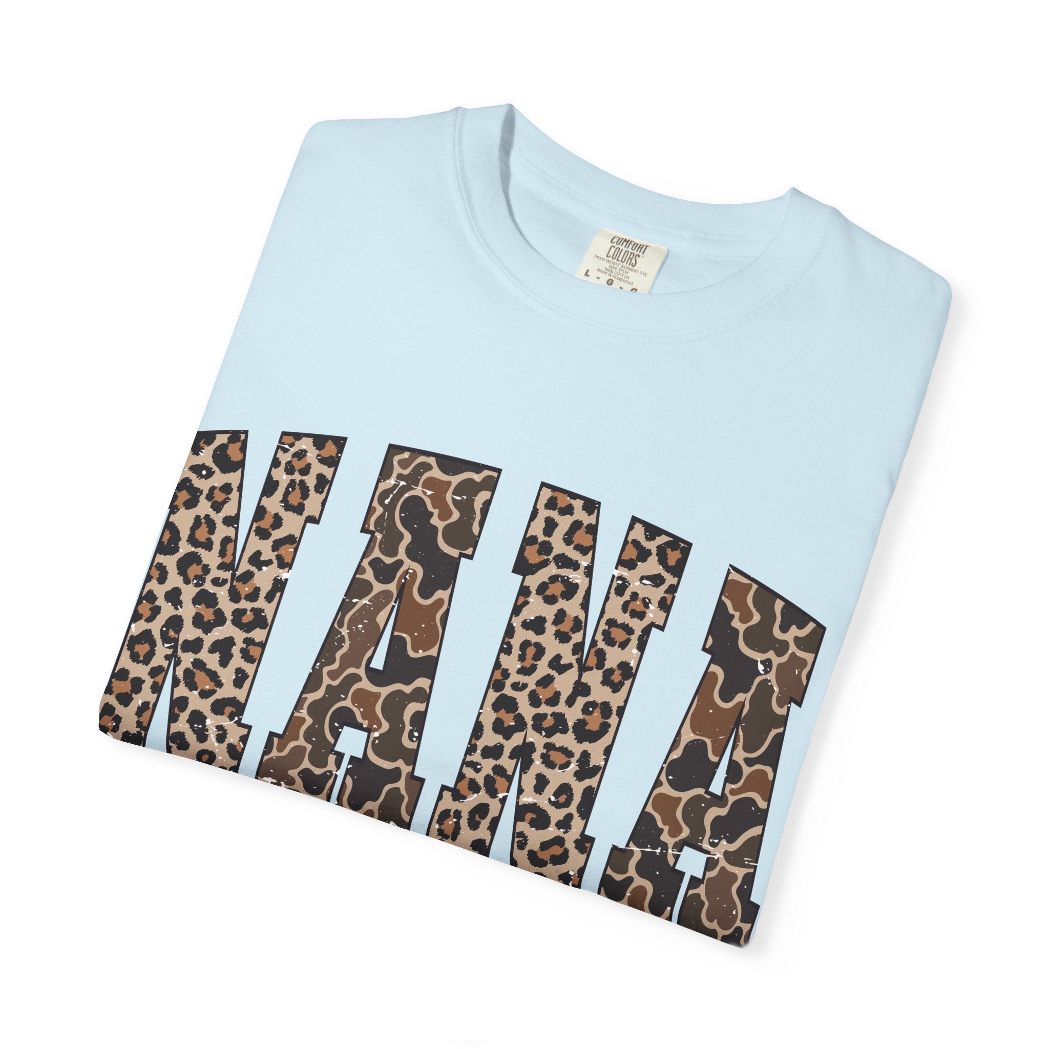 Nana Leopard-Checkered Print T-Shirt