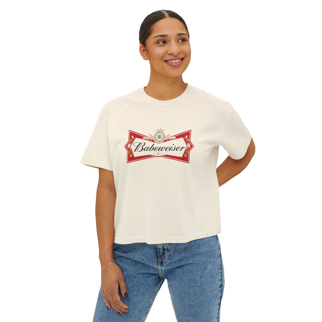 "Babeweiser" Graphic Boxy Tee