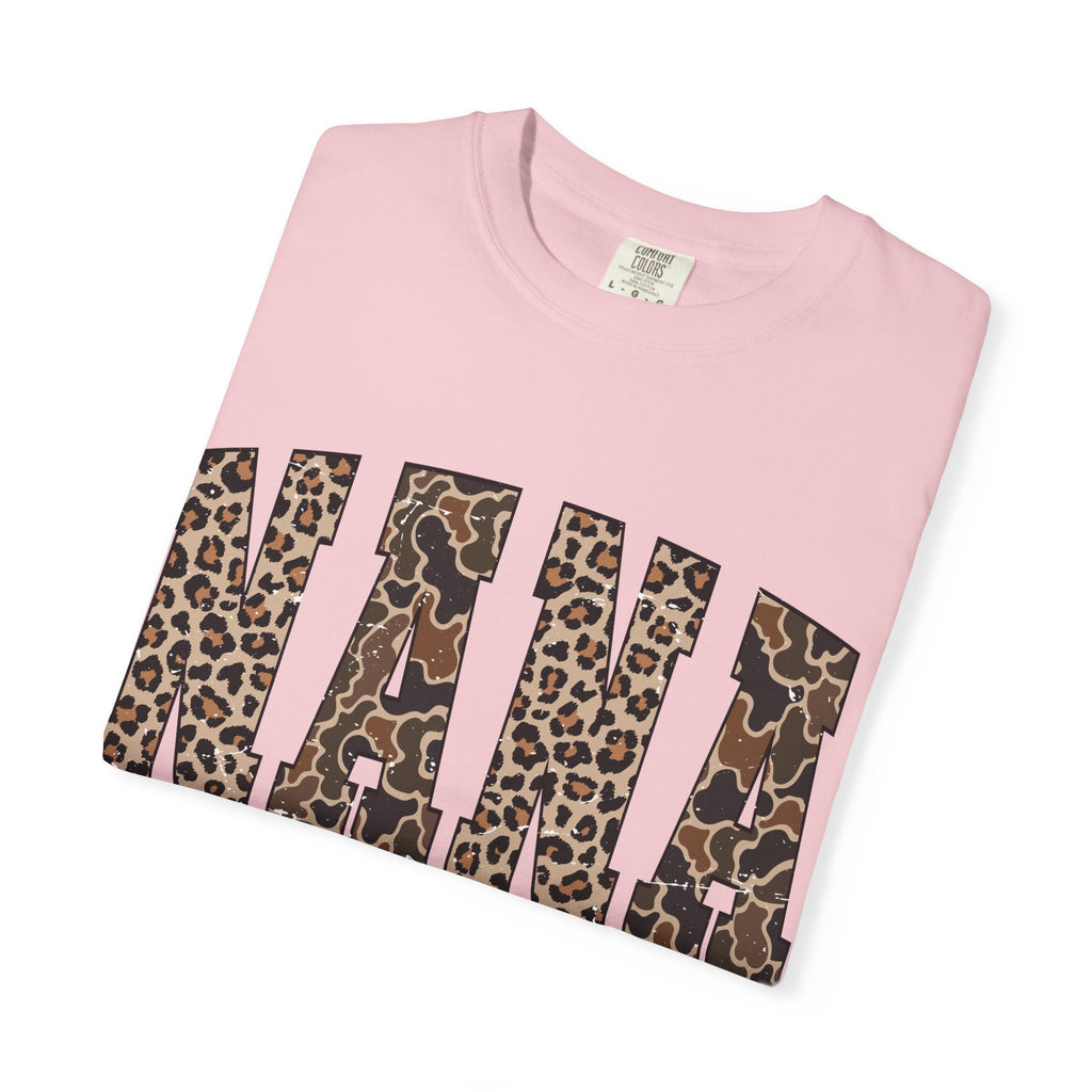 Nana Leopard-Checkered Print T-Shirt