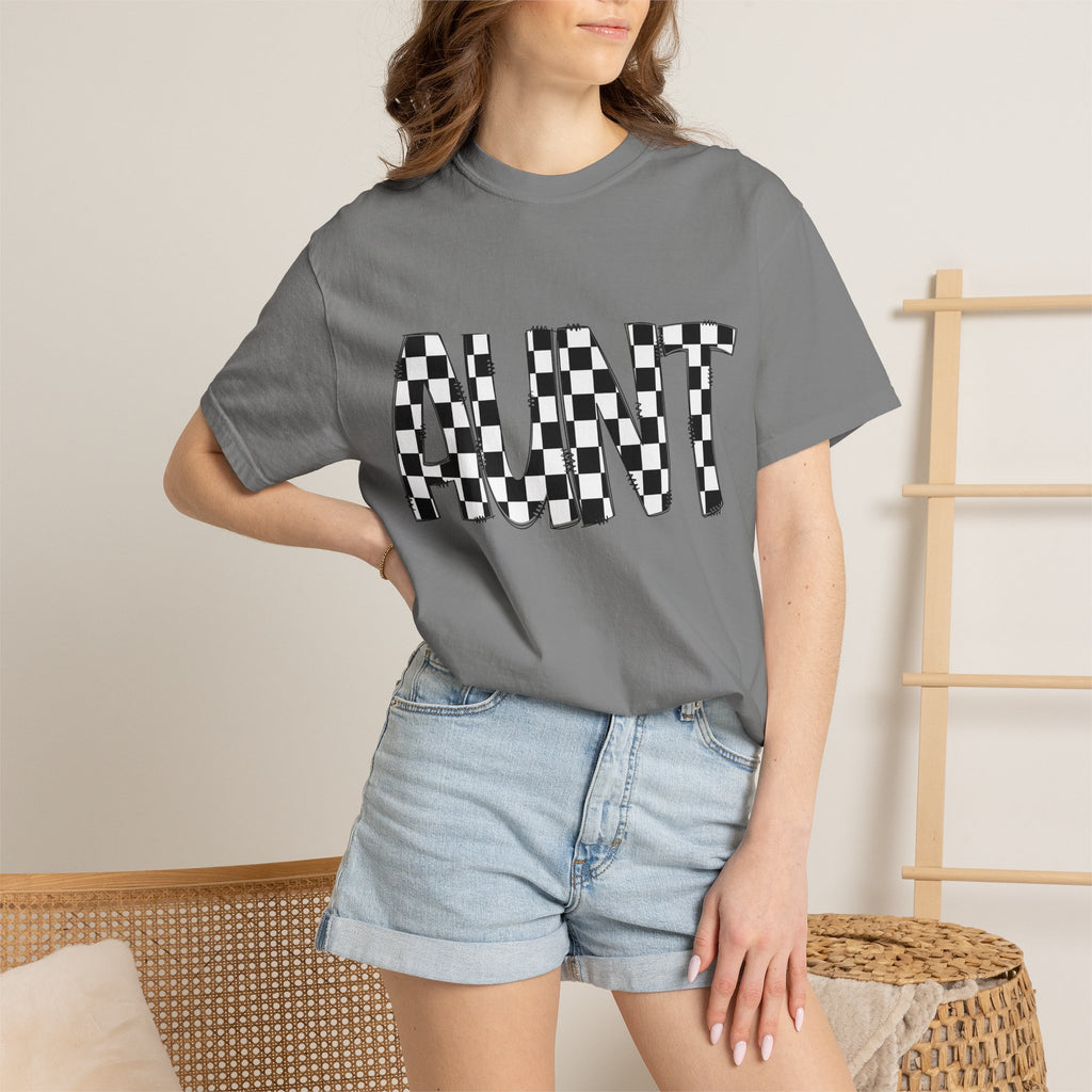 Aunt Checkerboard T-Shirt