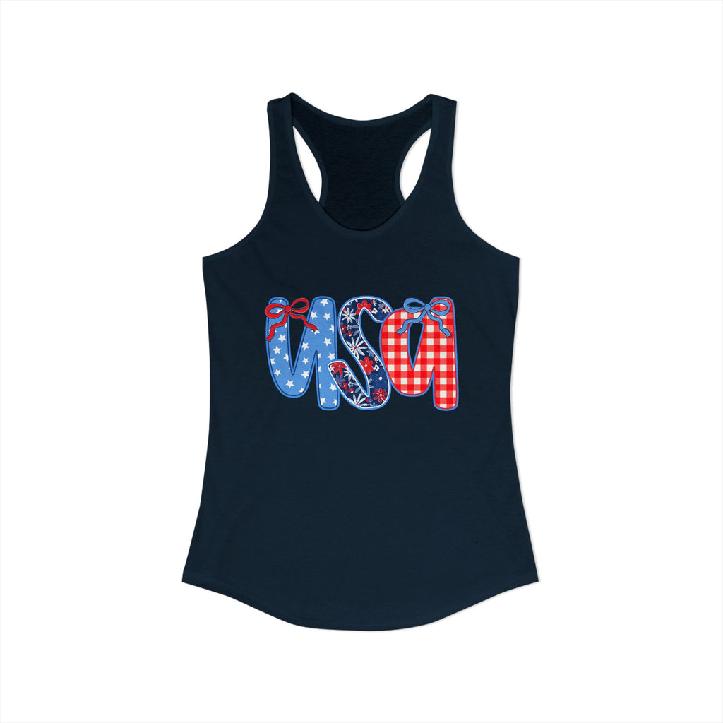 USA Bow Racerback Tank