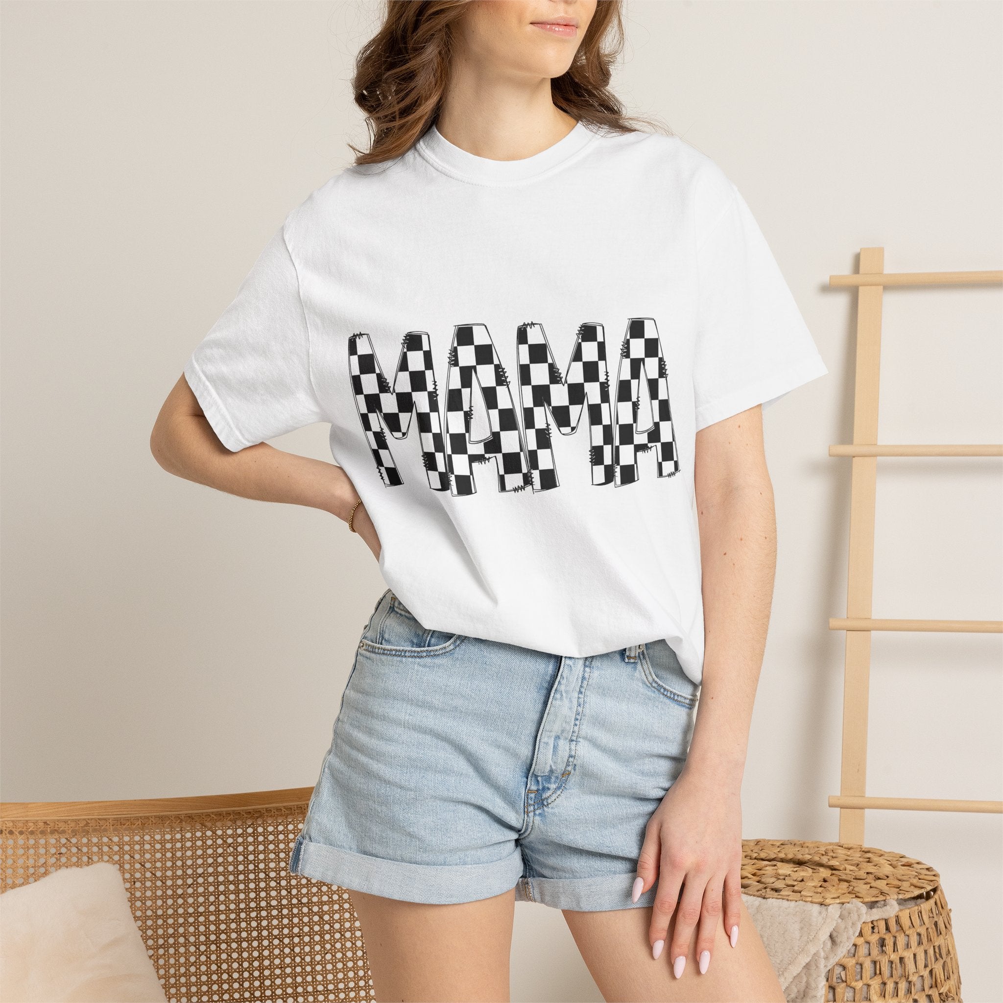 Mama Checkerboard T-Shirt