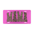 Mama Leopard Print License Plate