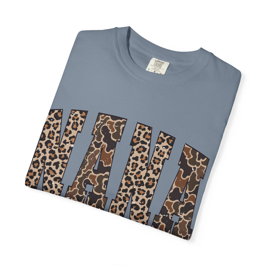Nana Leopard-Checkered Print T-Shirt