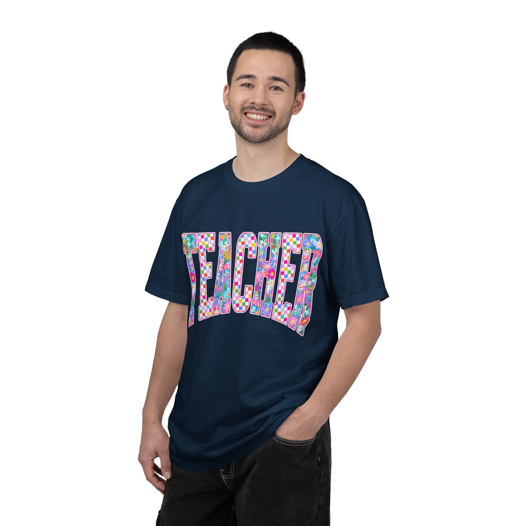 Teacher Floral Comfort Colors T-Shirt