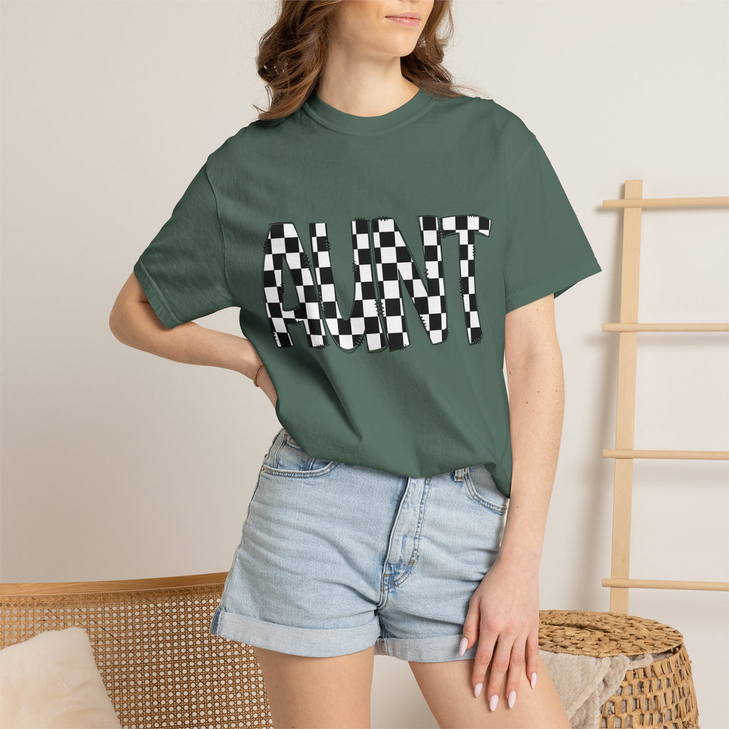 Aunt Checkerboard T-Shirt