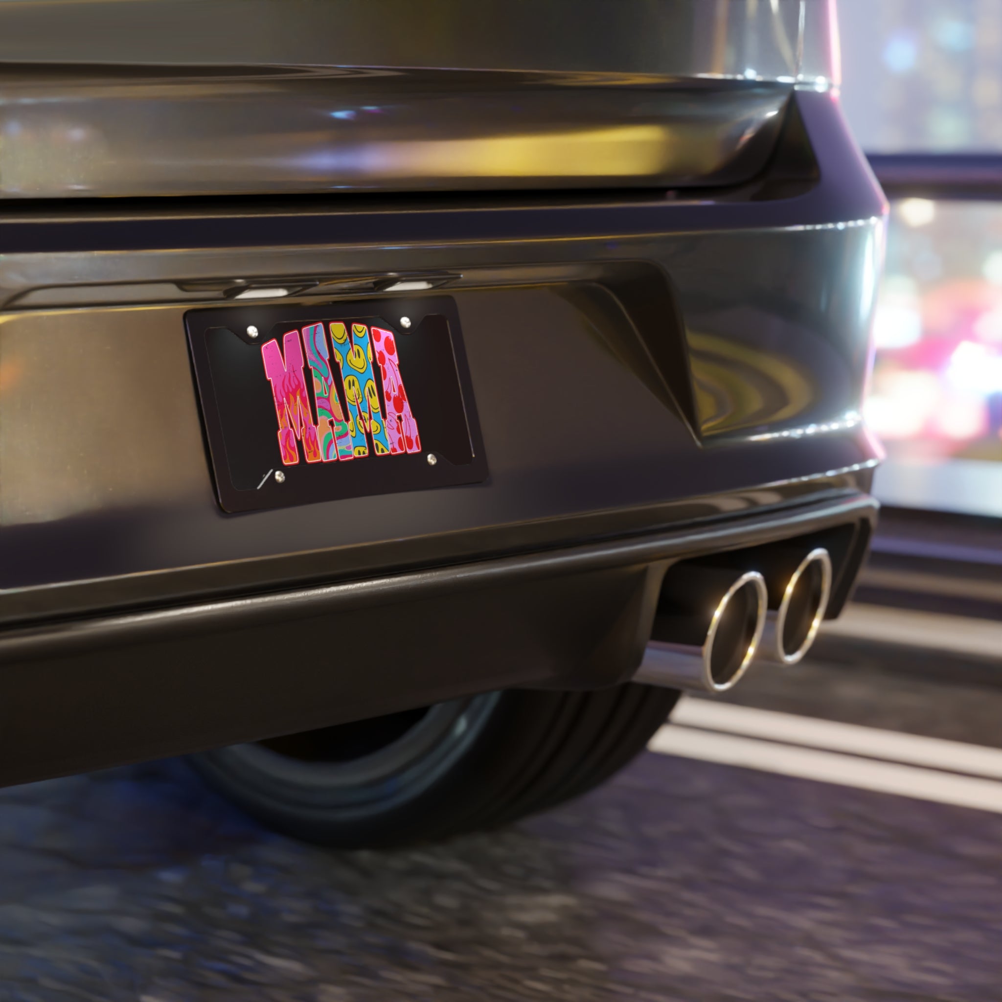 Groovy Mama License Plate