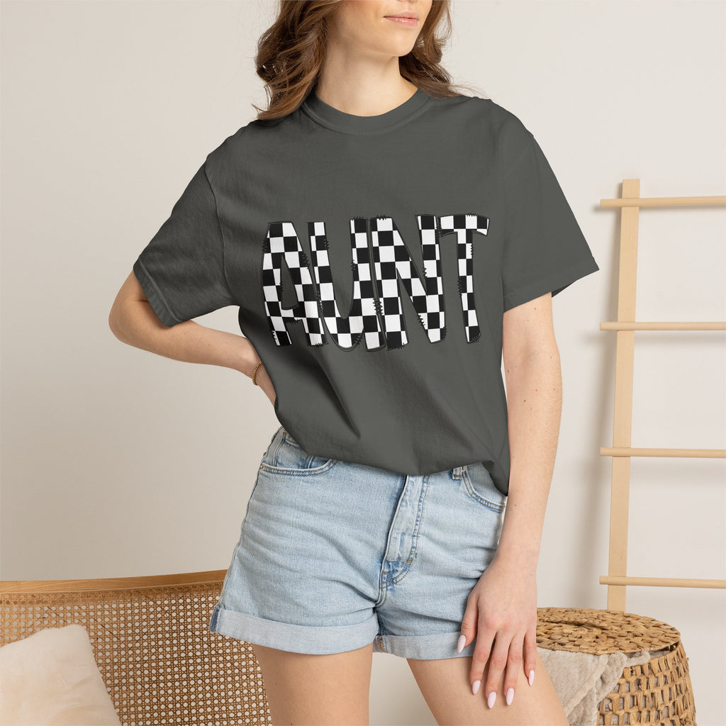 Aunt Checkerboard T-Shirt