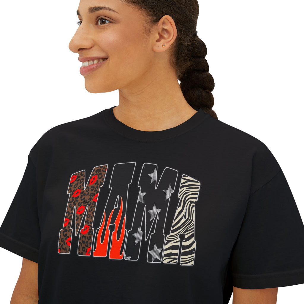 Boxy Tee — SPICY 'MAMA' Graphic Tee
