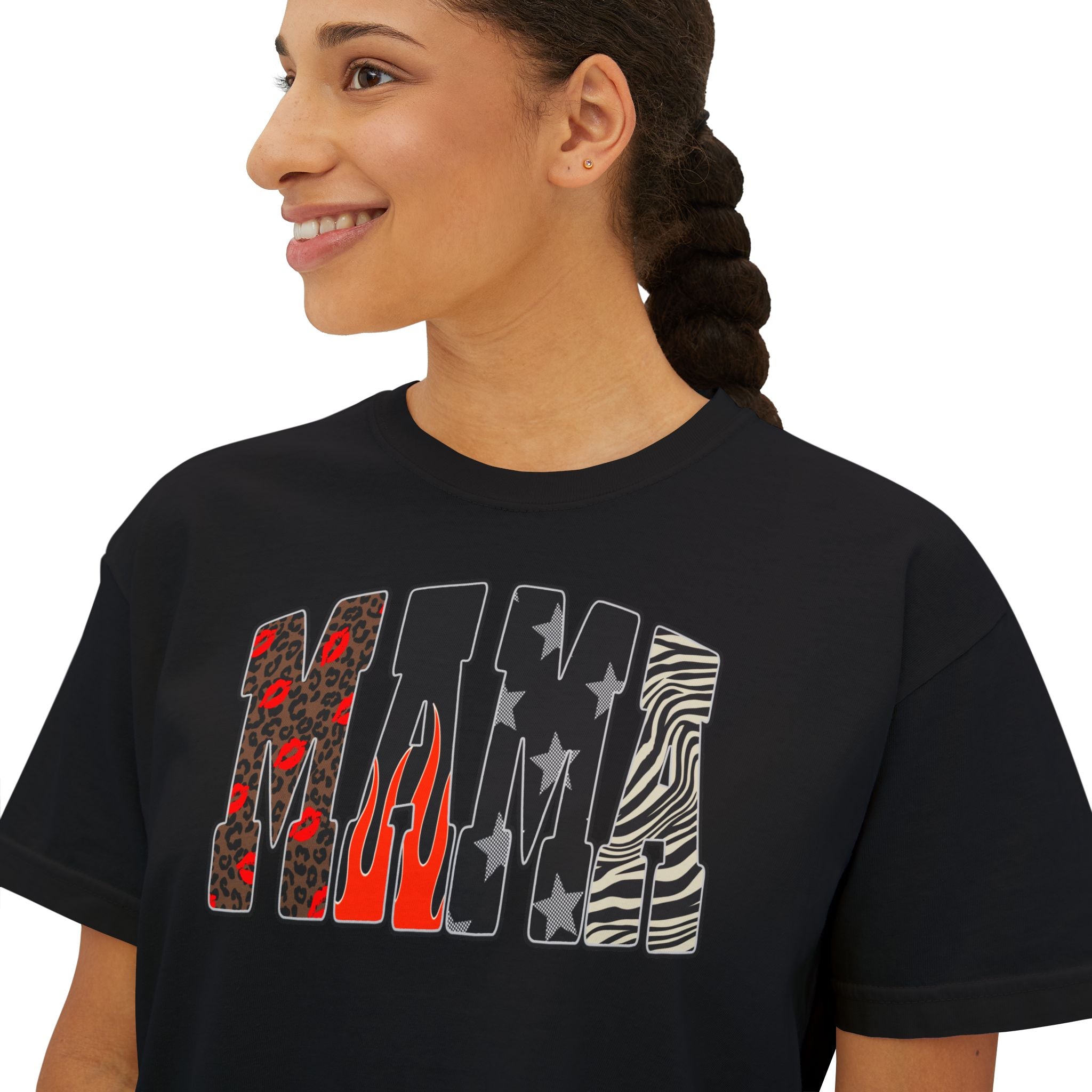 Boxy Tee — SPICY 'MAMA' Graphic Tee