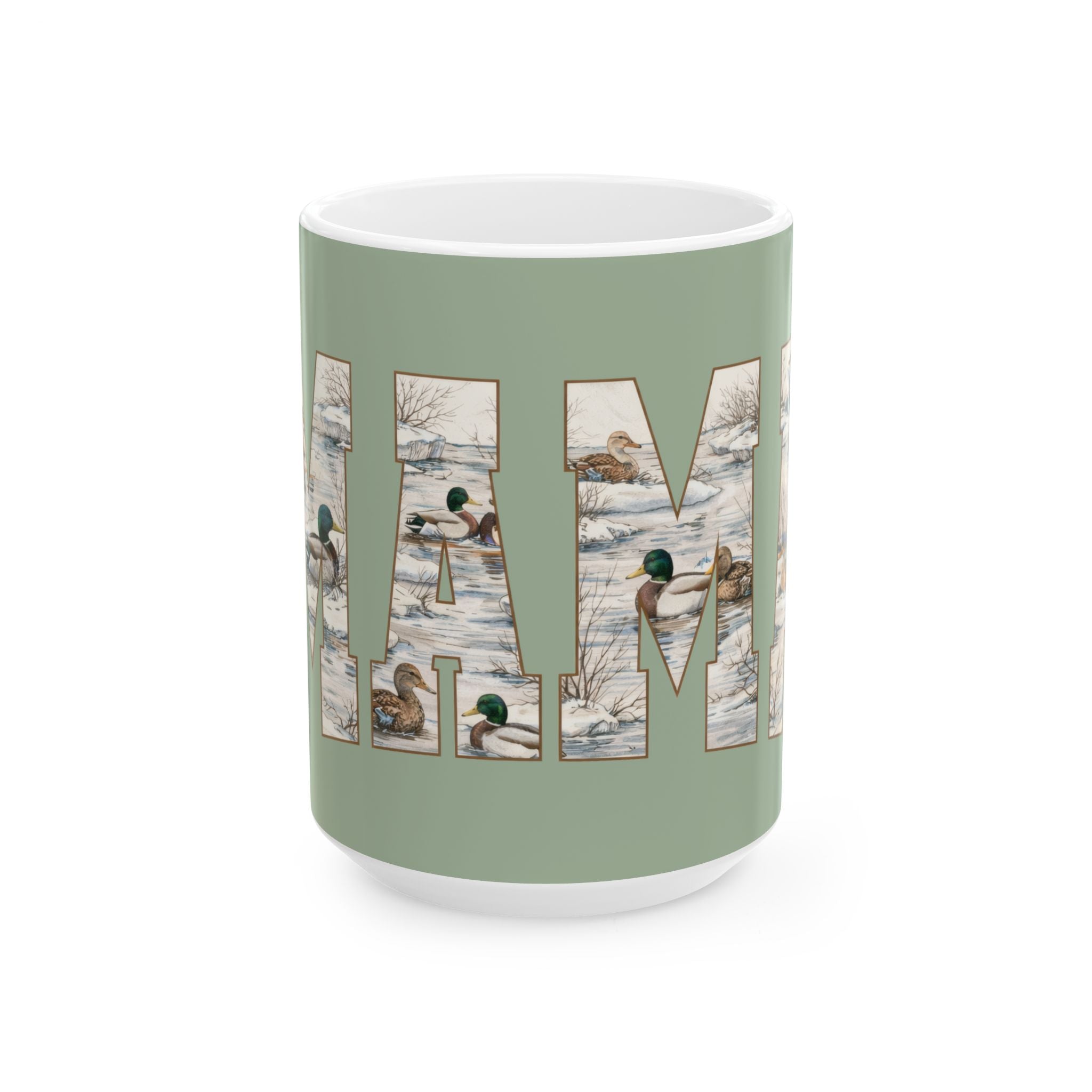 MAMA Vintage Duck Ceramic Mug (11oz/15oz)
