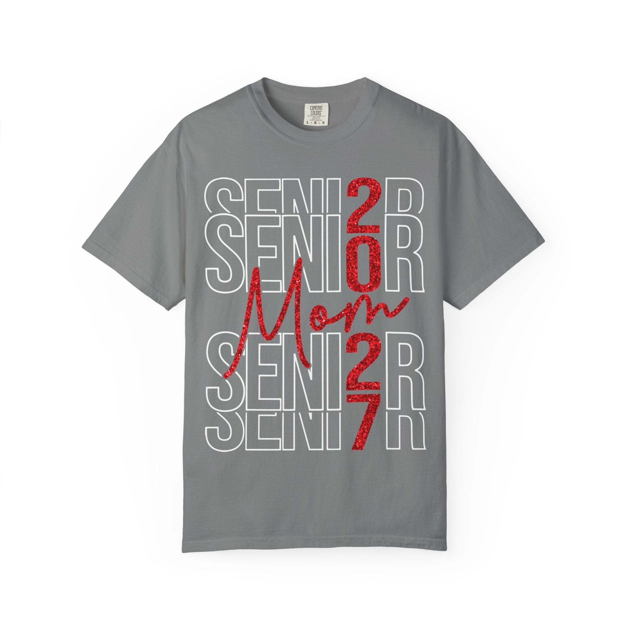 Senior Mom T-Shirt --Class of 2027