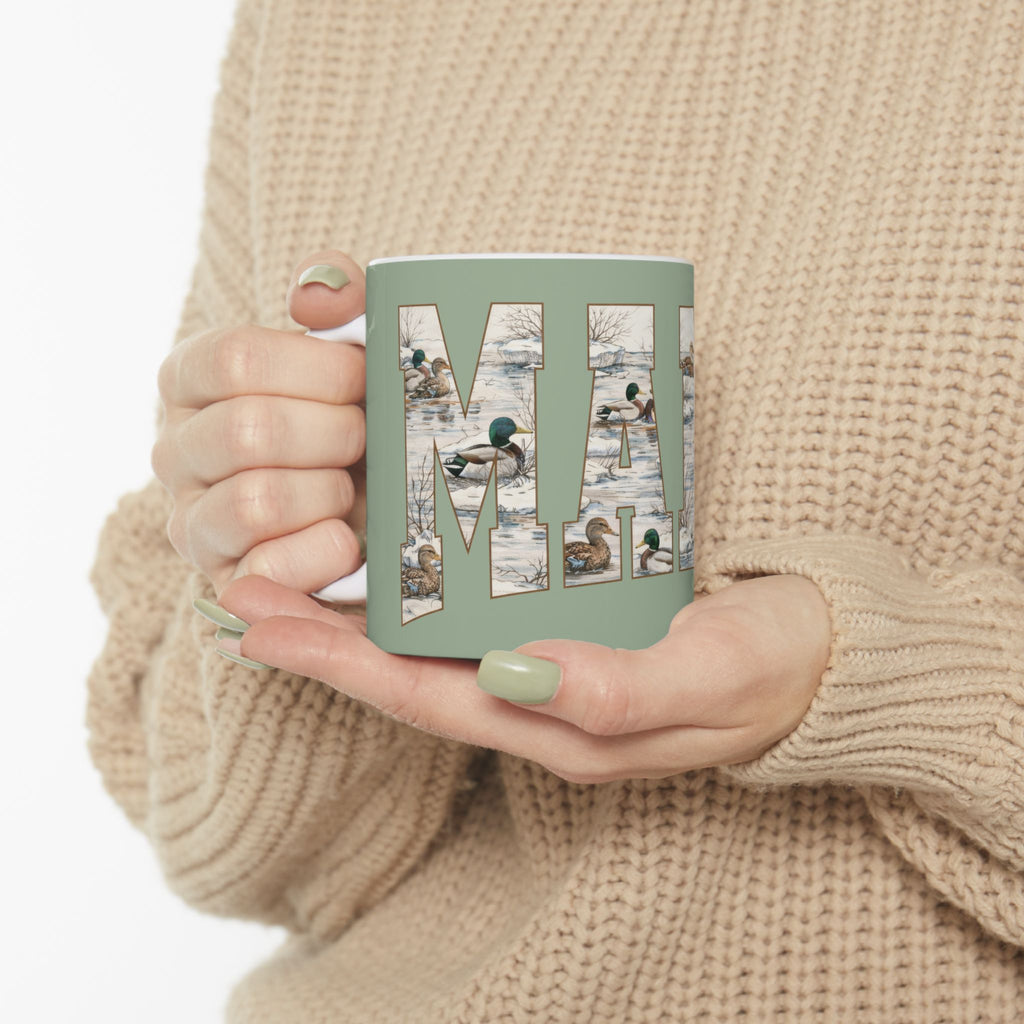 MAMA Vintage Duck Ceramic Mug (11oz/15oz)