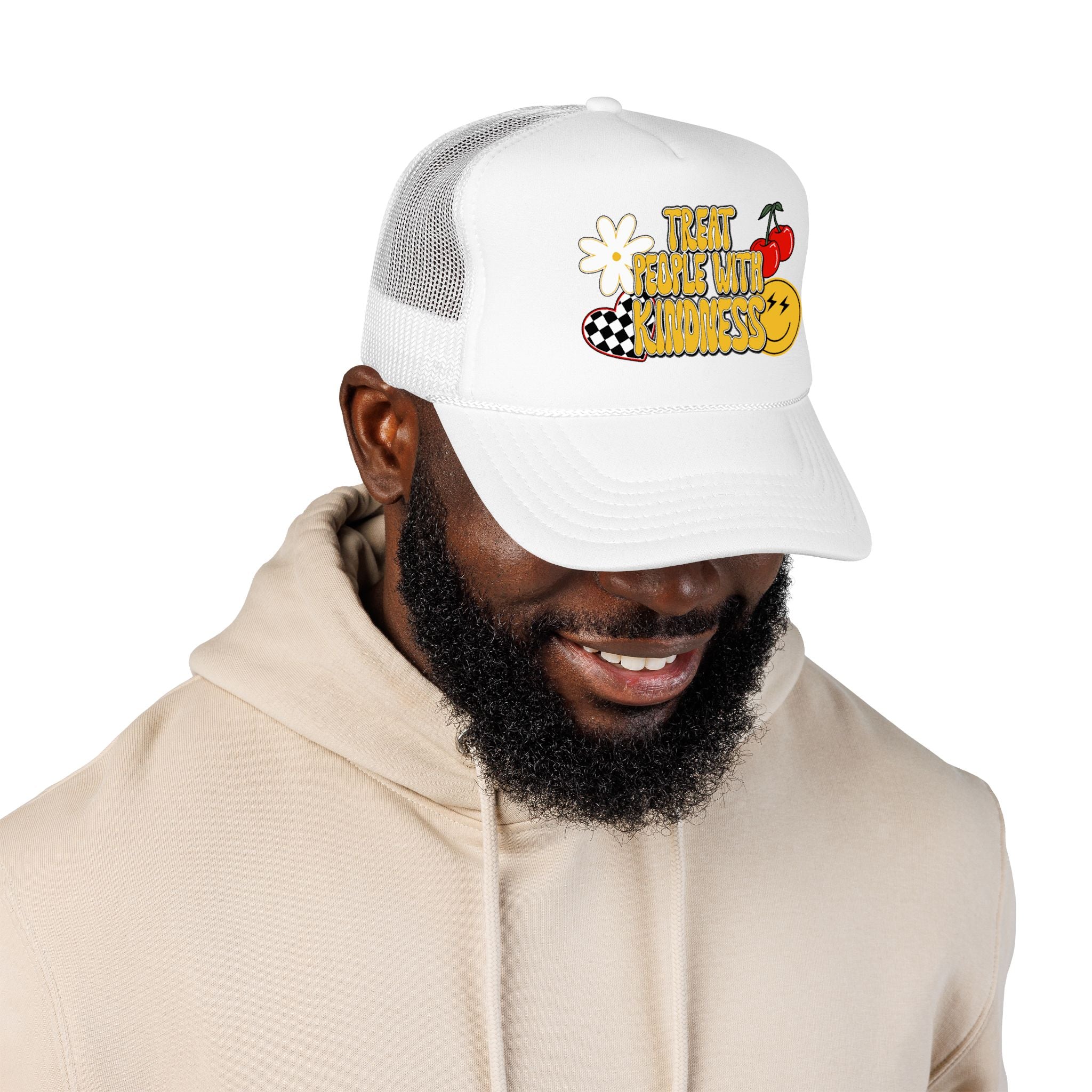 "Treat People With Kindness" Foam Trucker Hat