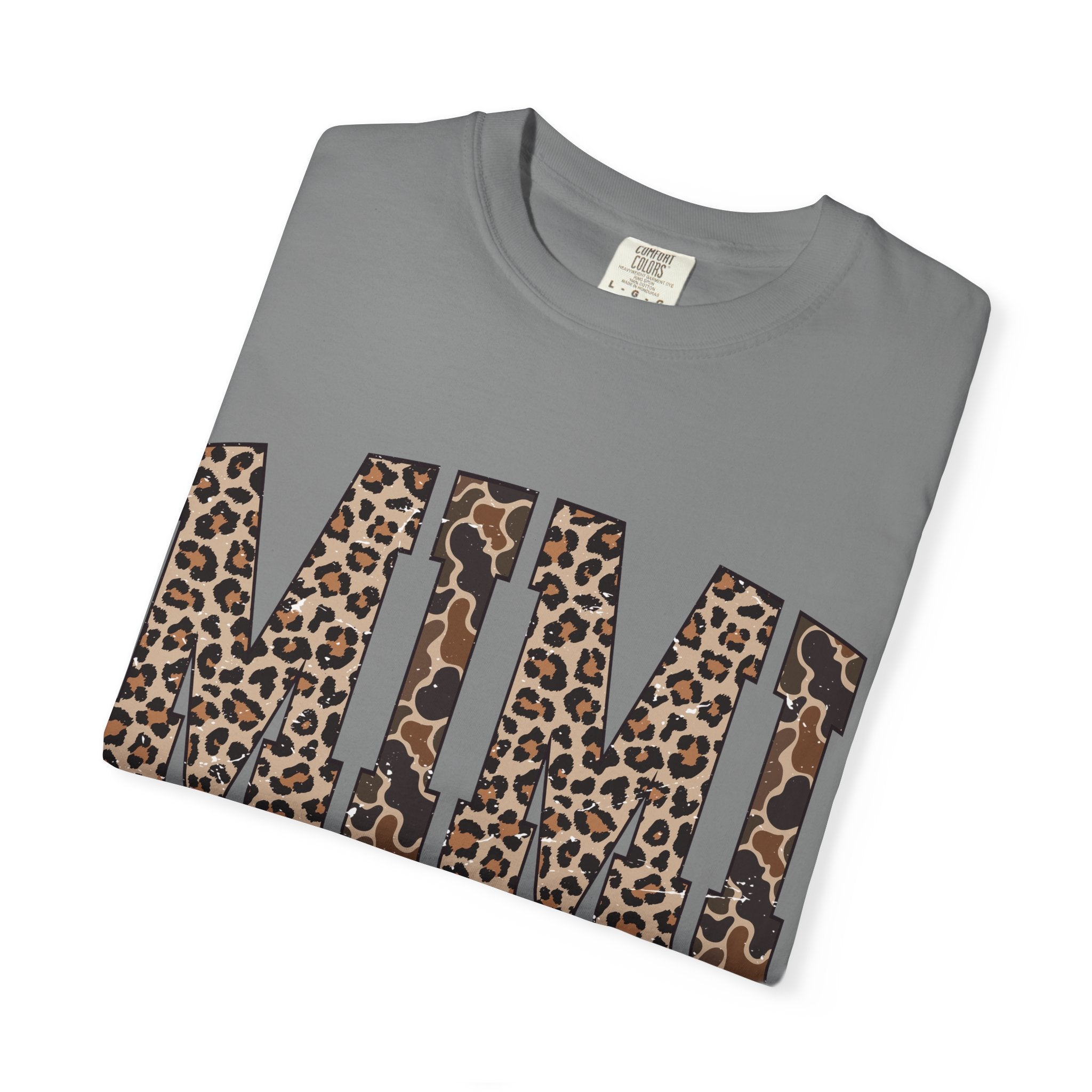 Mimi  Leopard-Checkered Print T-Shirt