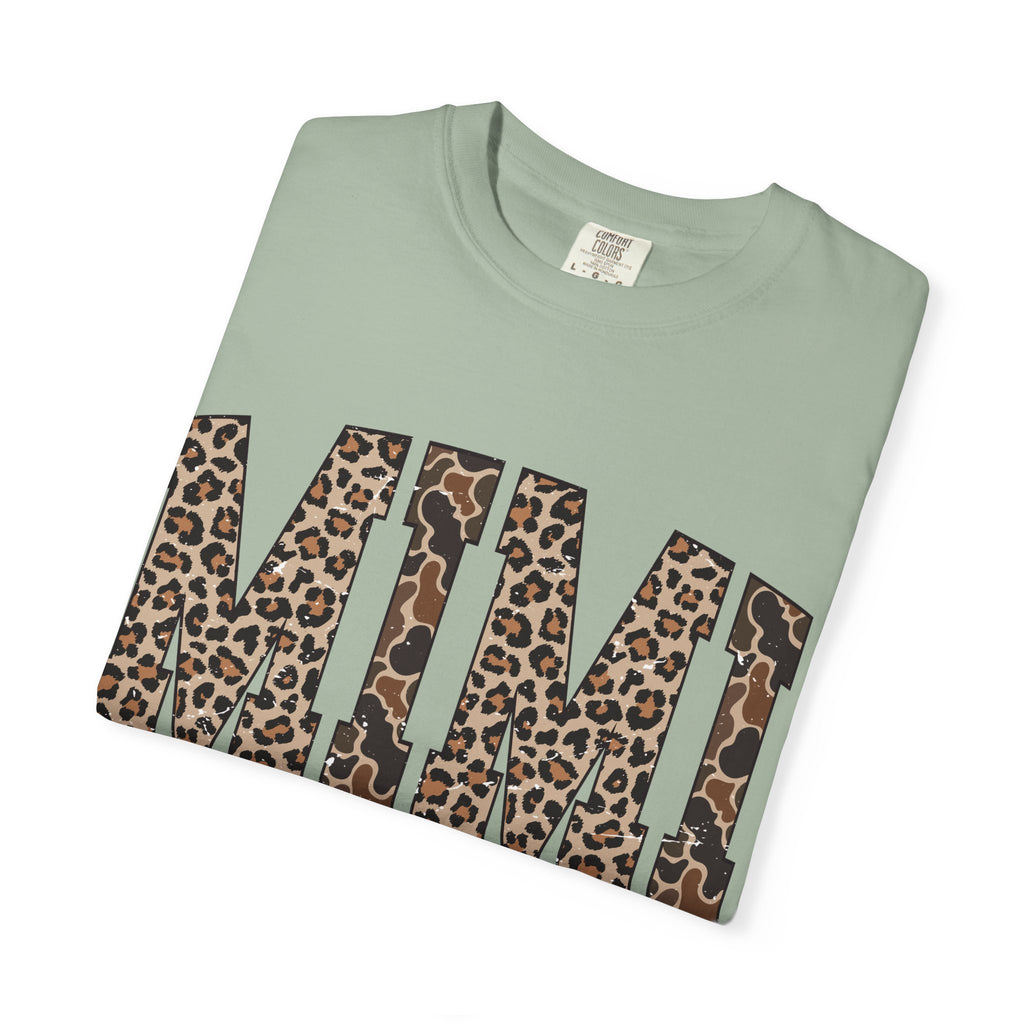 Mimi  Leopard-Checkered Print T-Shirt