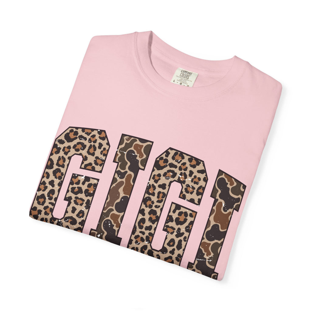 GIGI  Leopard-Checkered Print T-Shirt