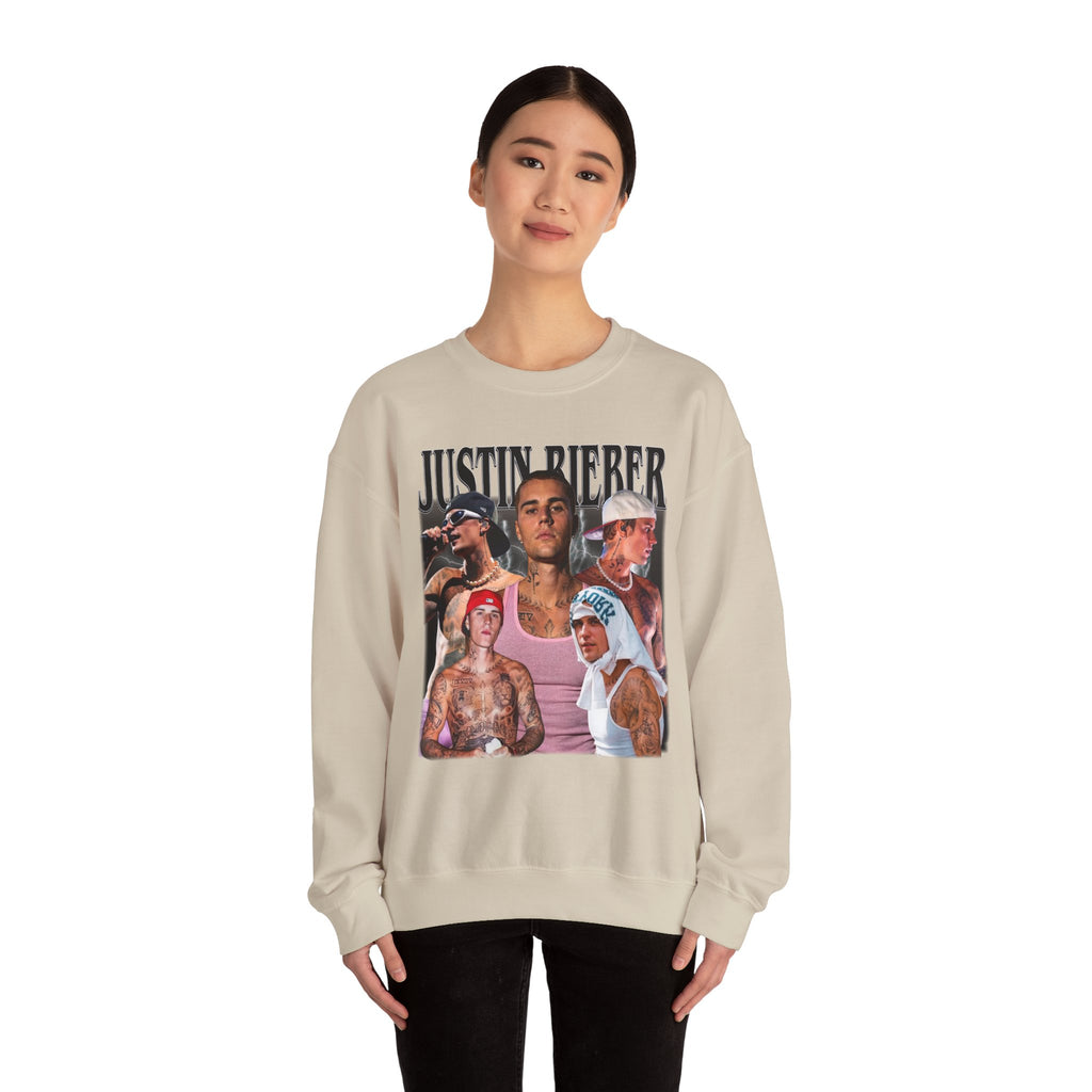 JB Collage Graphic Crewneck Sweatshirt