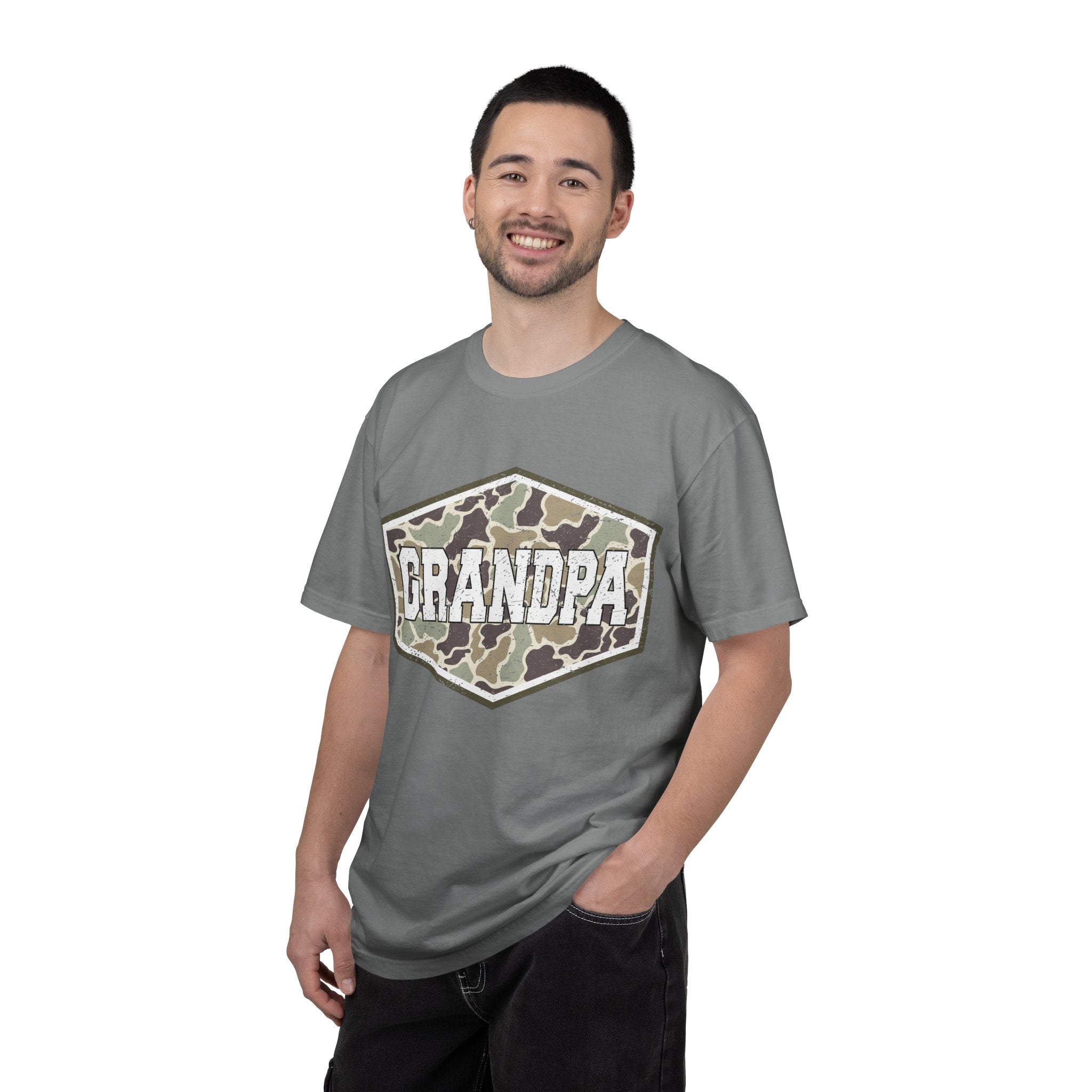 Grandpa Camo Patch T-Shirt