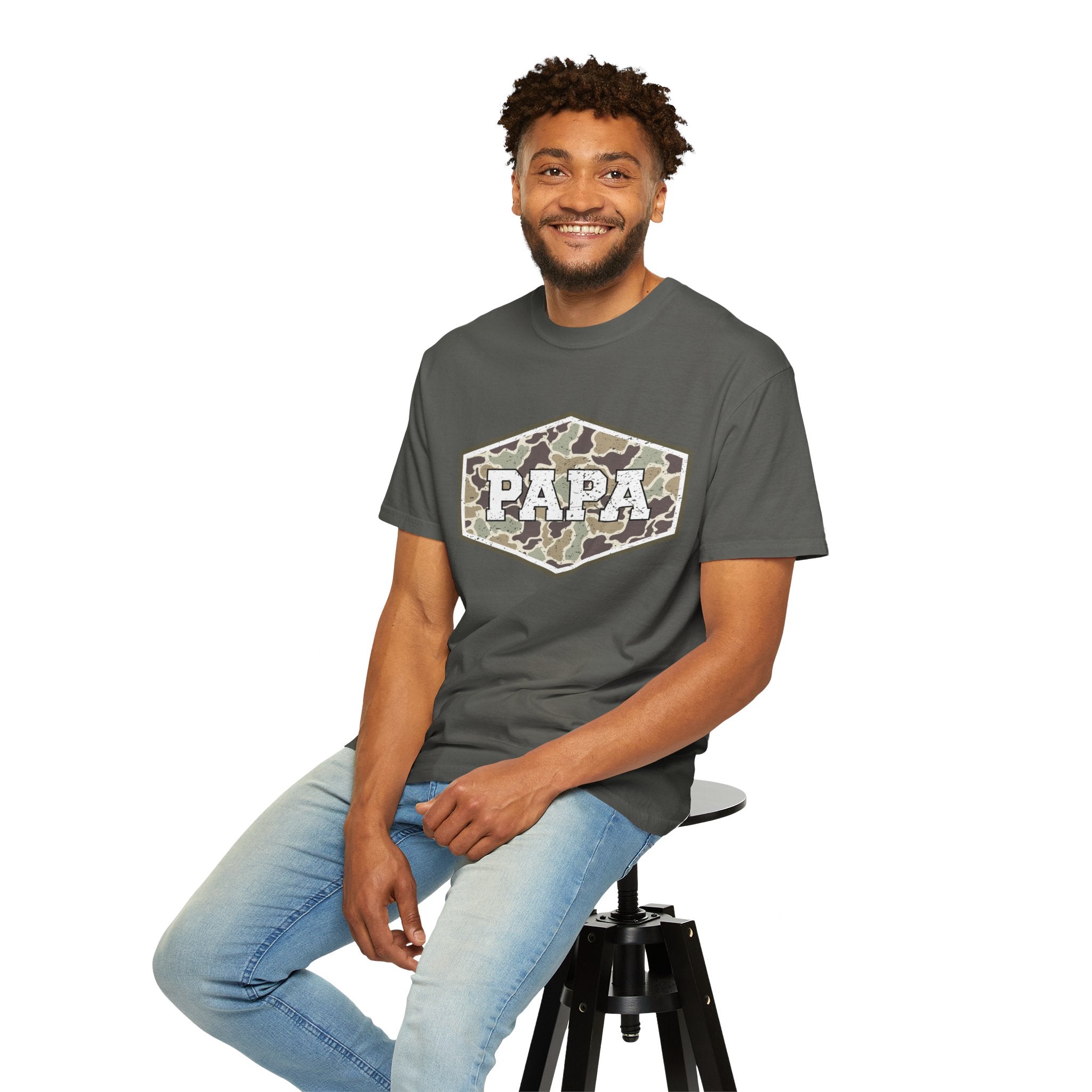 Papa Camo Graphic T-Shirt — Men’s