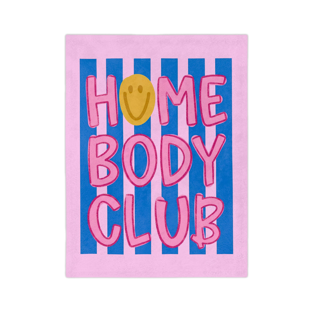 Homebody Club Velveteen Microfiber Blanket