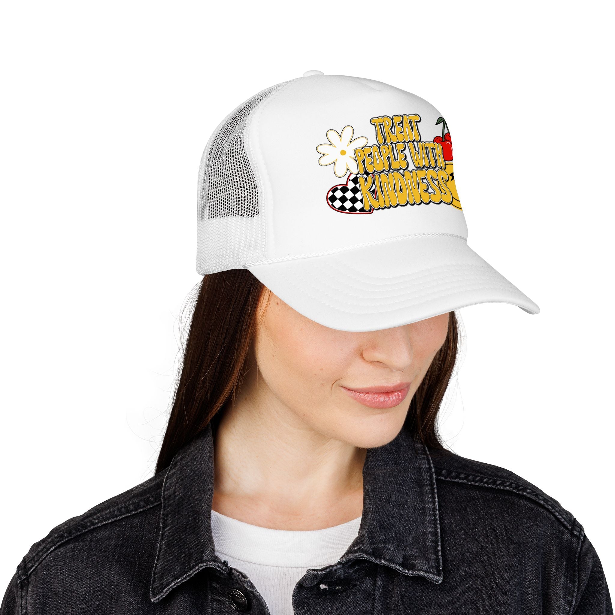 "Treat People With Kindness" Foam Trucker Hat