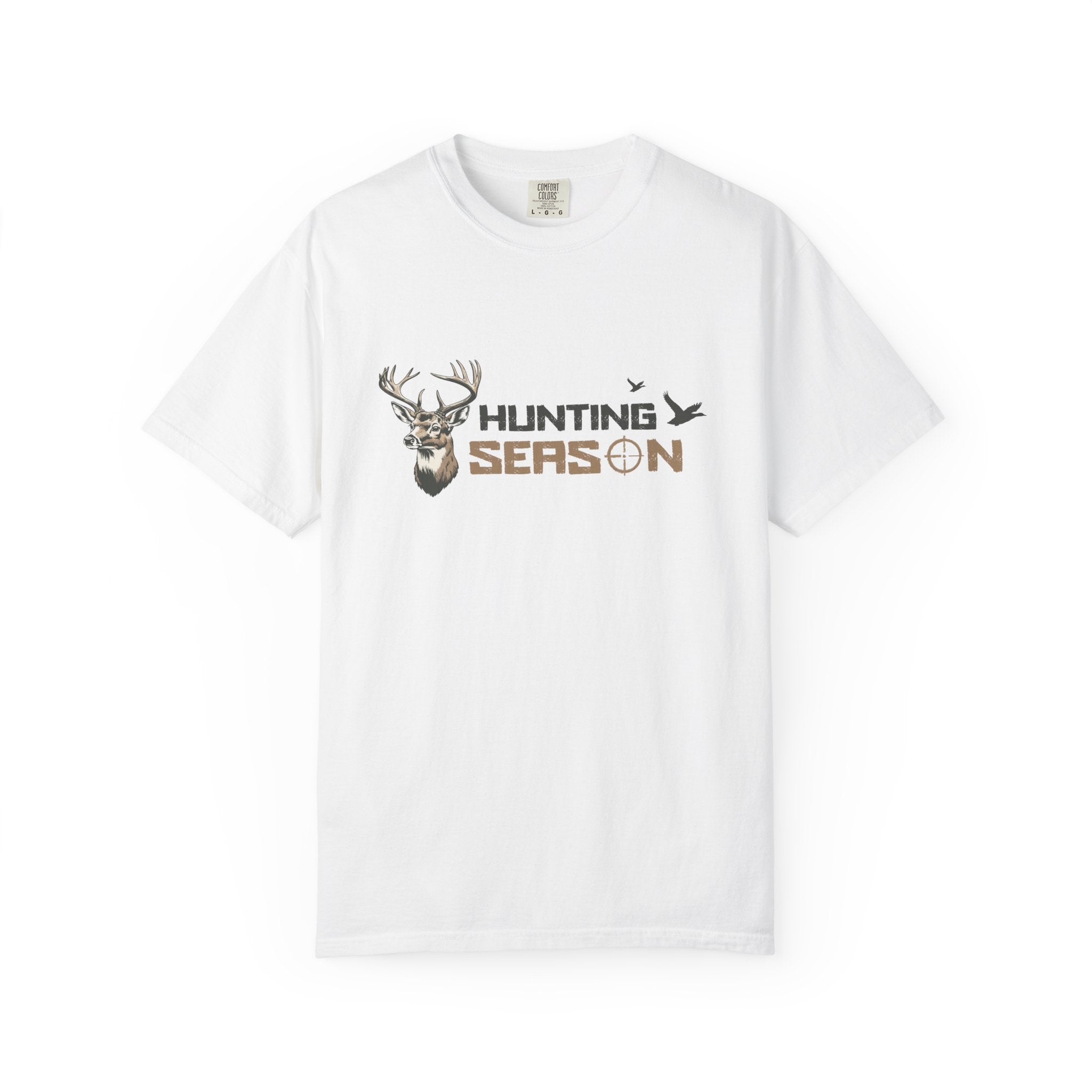 Hunting Season T-Shirt — Deer & Duck Outdoor Hunting (Front & Back)