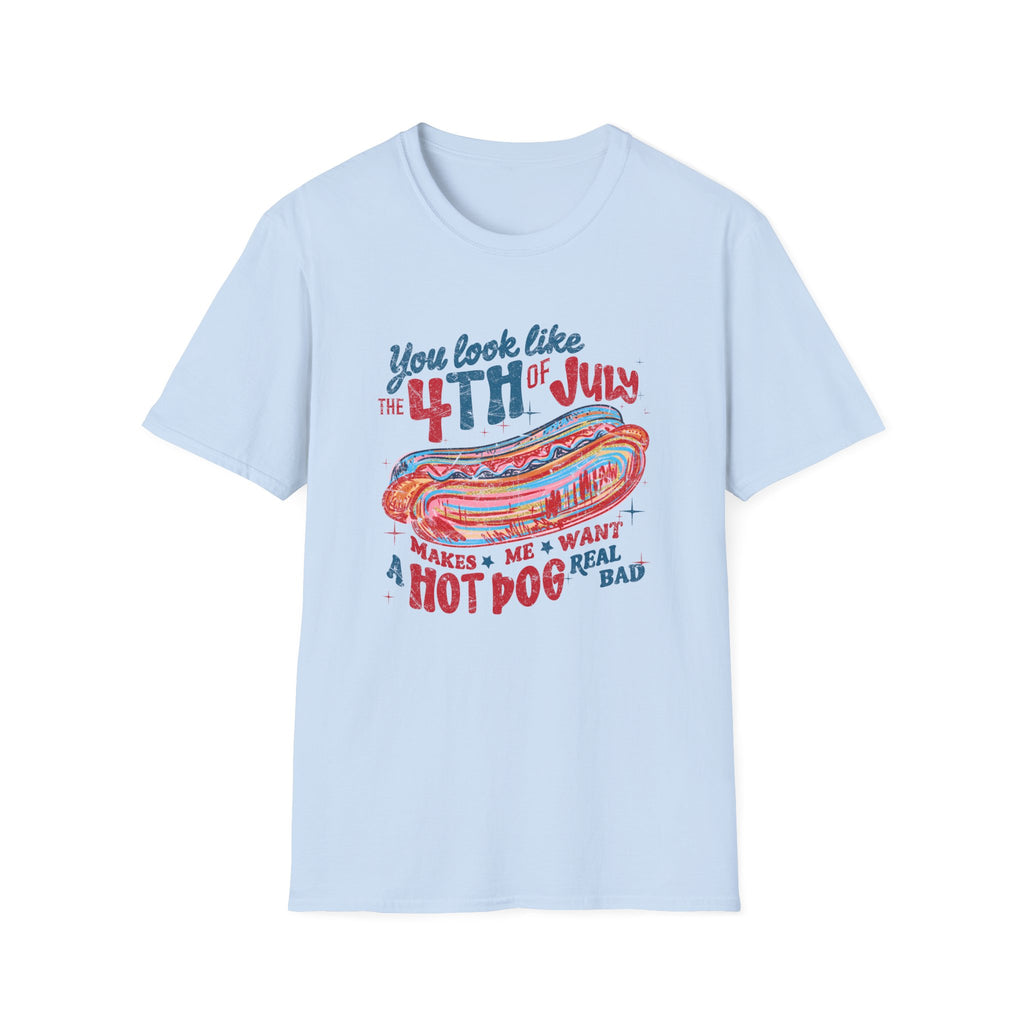 4th of July Hot Dog T-Shirt