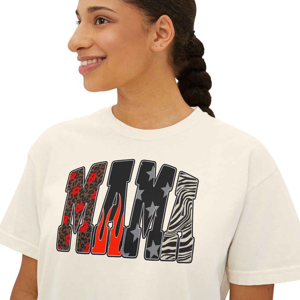 Boxy Tee — SPICY 'MAMA' Graphic Tee