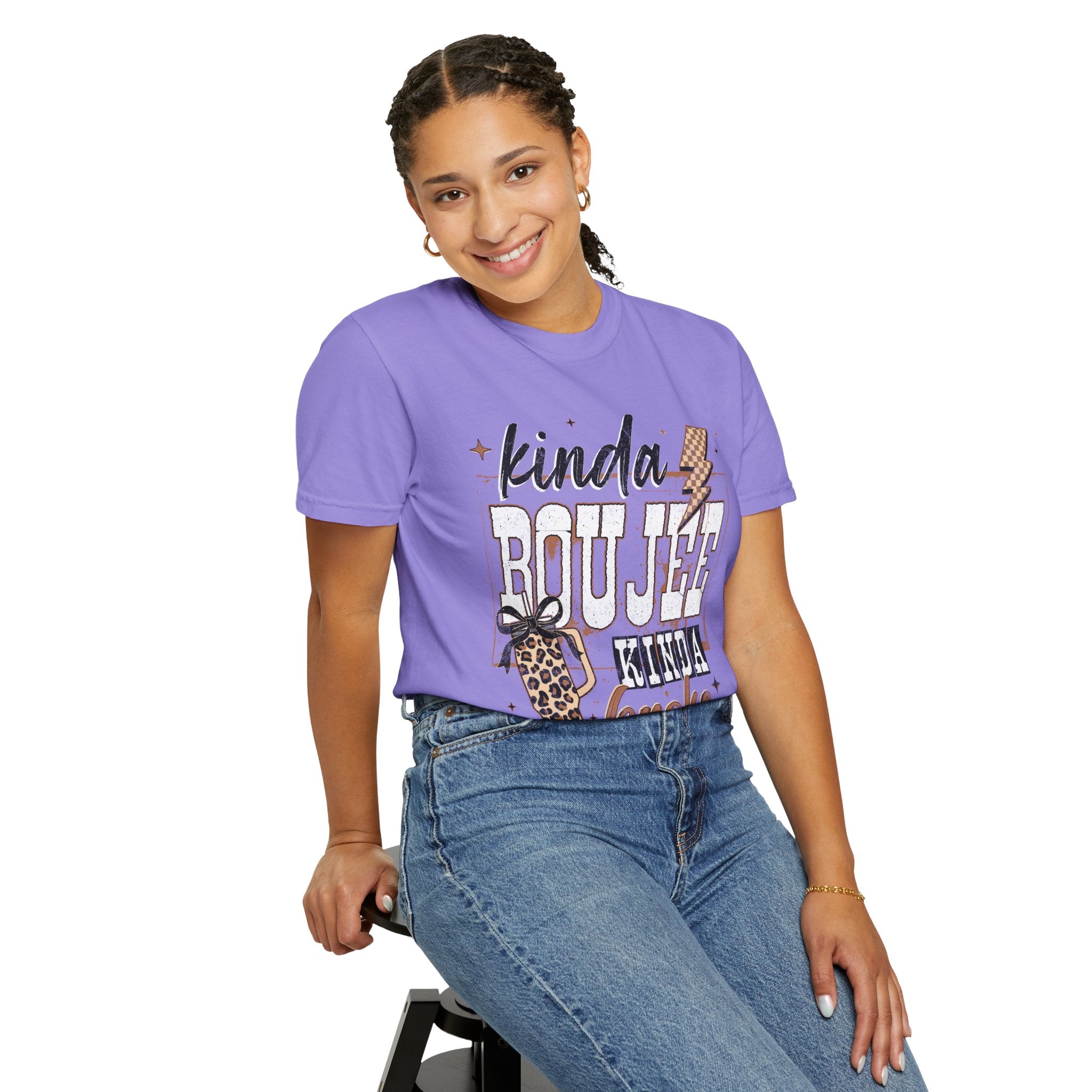 Kinda Boujee Kinda Broke Graphic T-Shirt