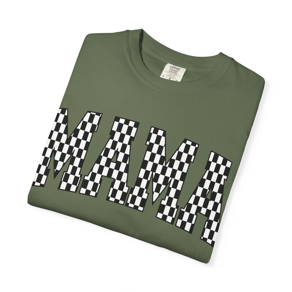 MAMA Checkered Comfort Colors T-Shirt