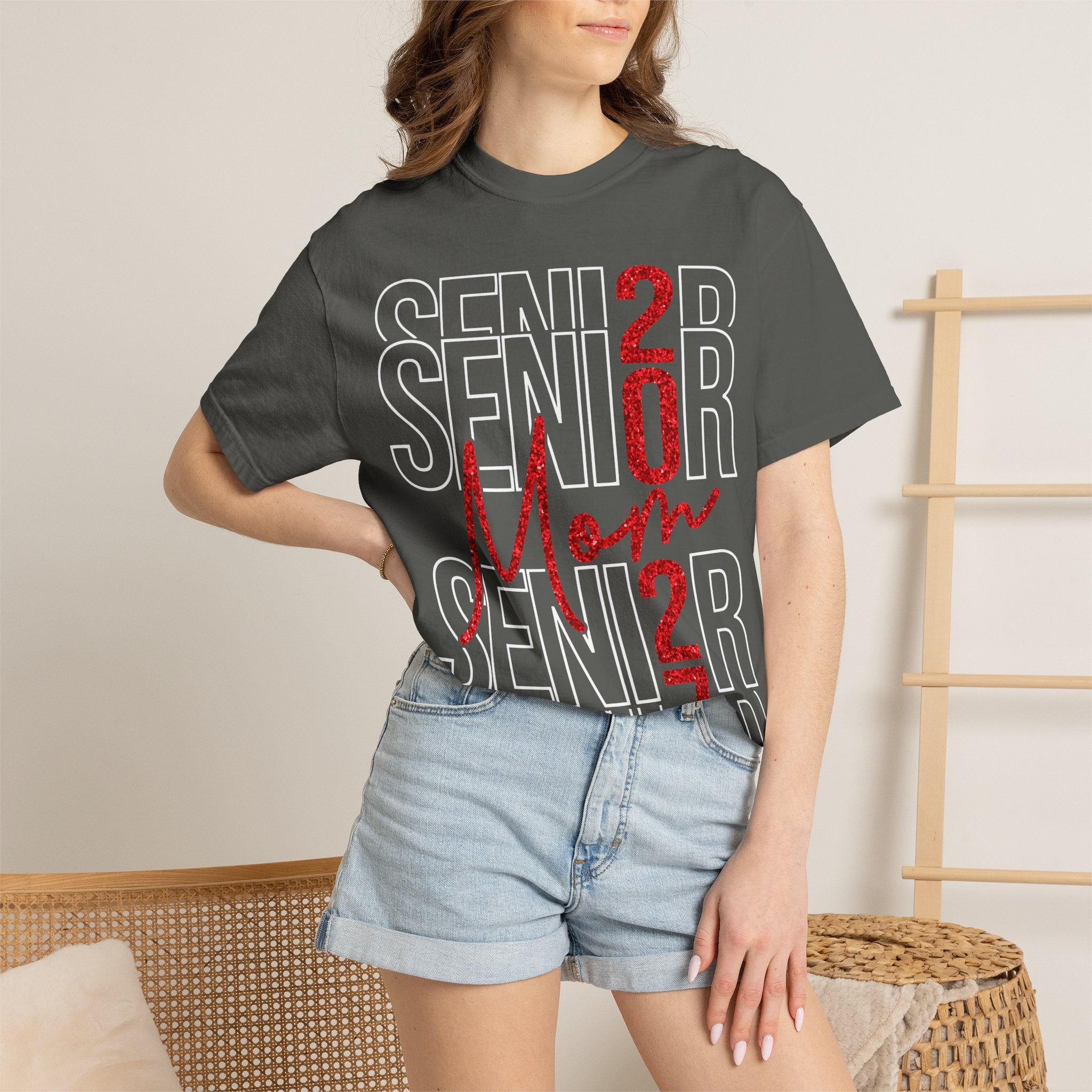 Senior Mom T-Shirt --Class of 2027