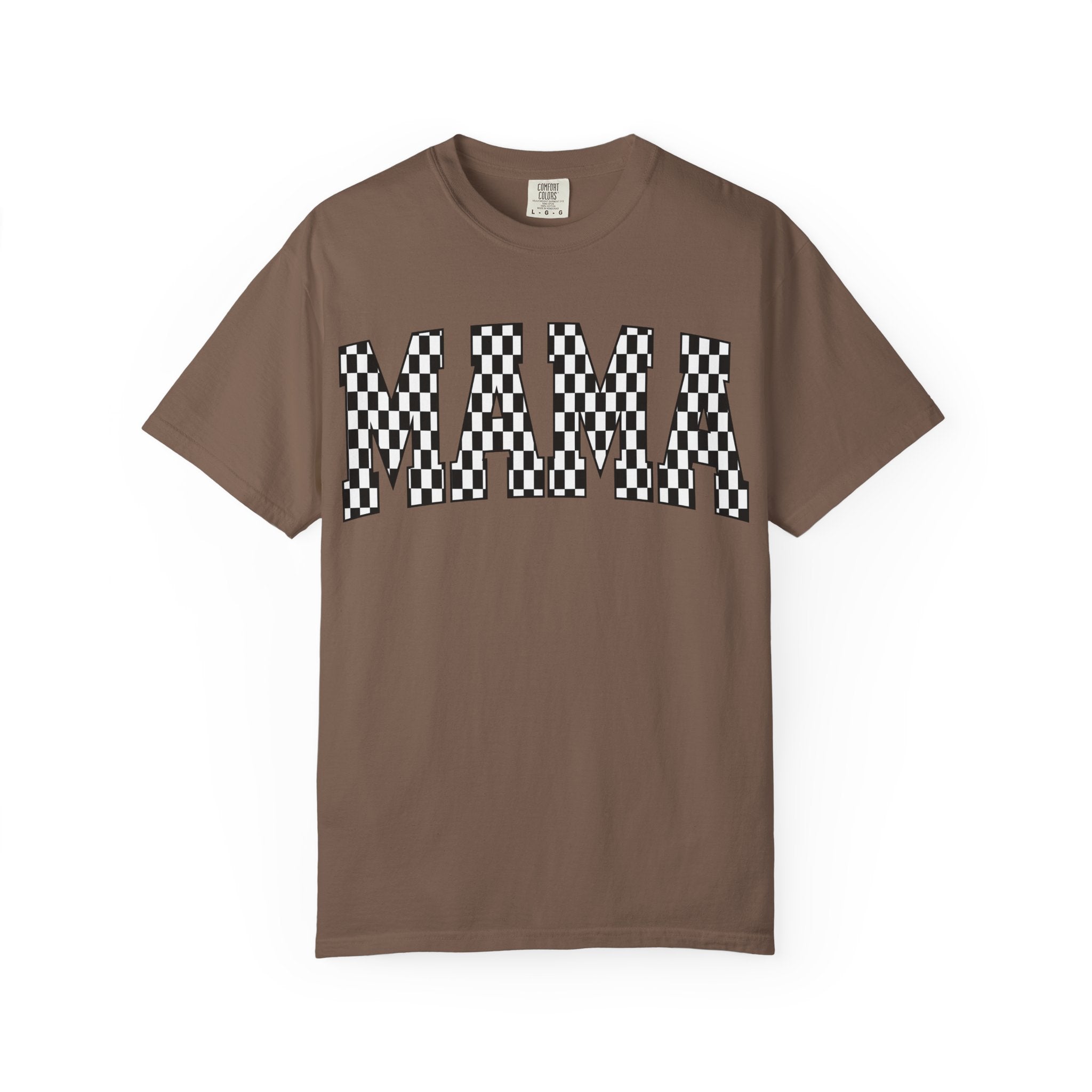MAMA Checkered Comfort Colors T-Shirt