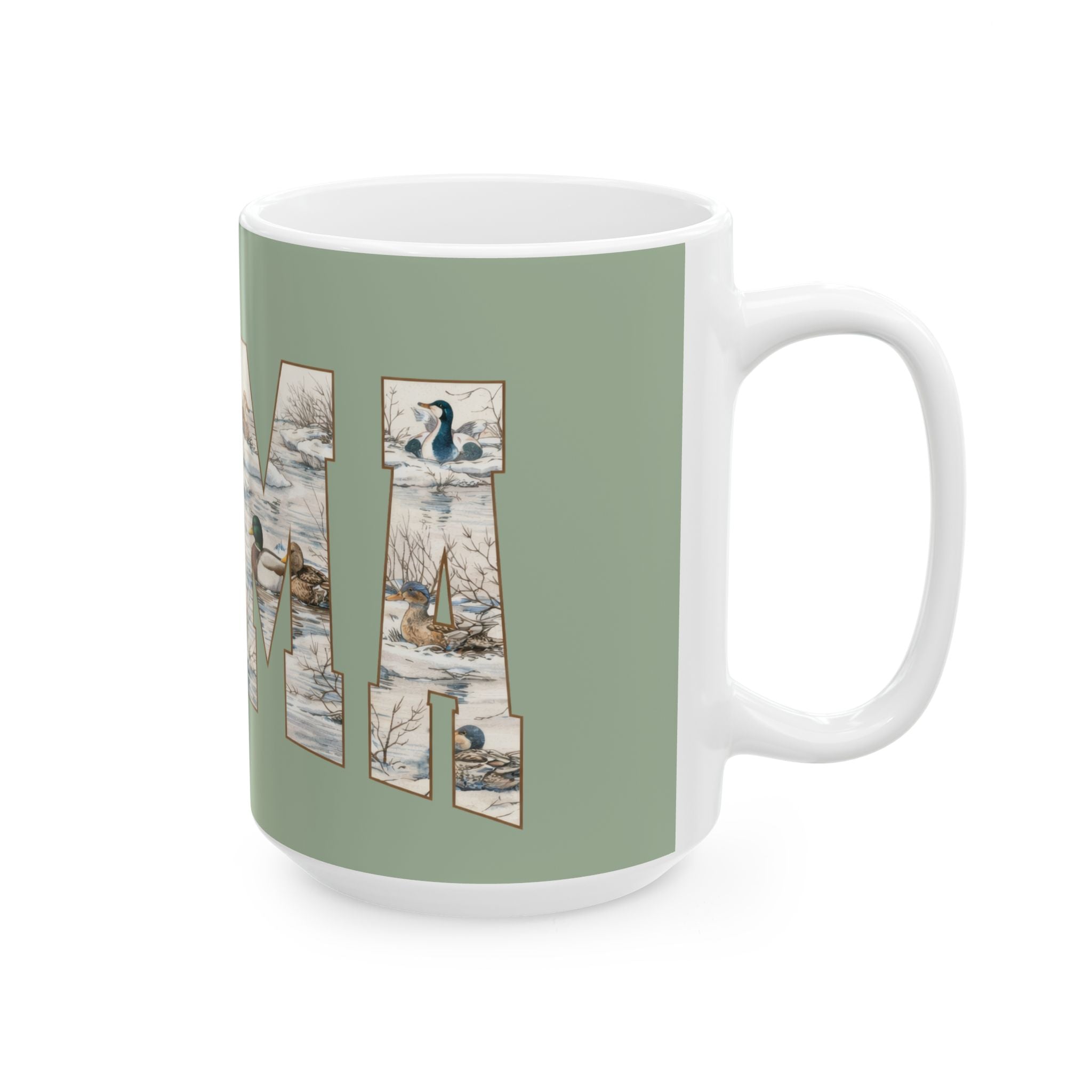 MAMA Vintage Duck Ceramic Mug (11oz/15oz)