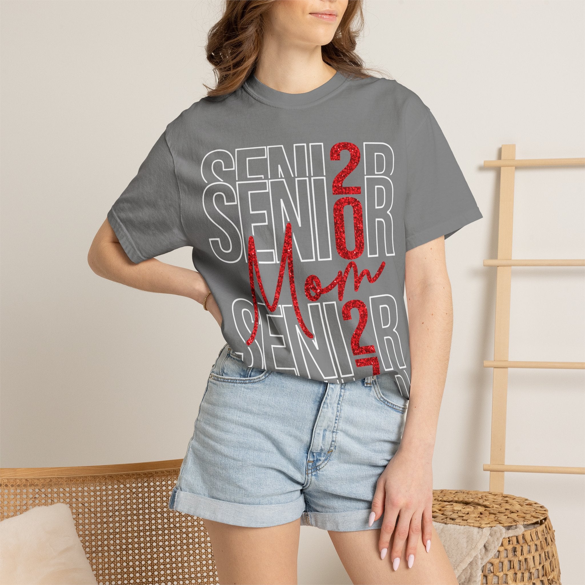 Senior Mom T-Shirt --Class of 2027