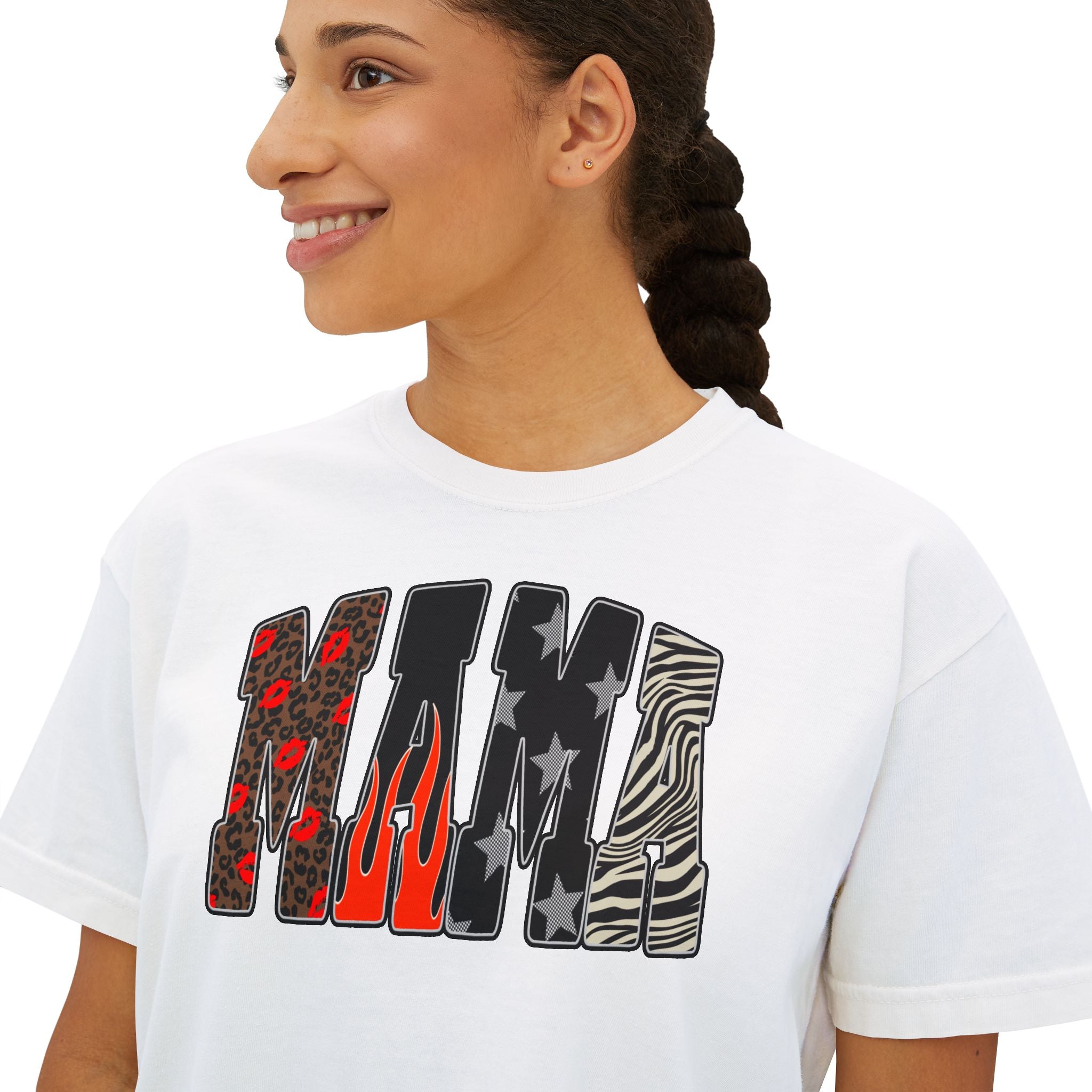 Boxy Tee — SPICY 'MAMA' Graphic Tee