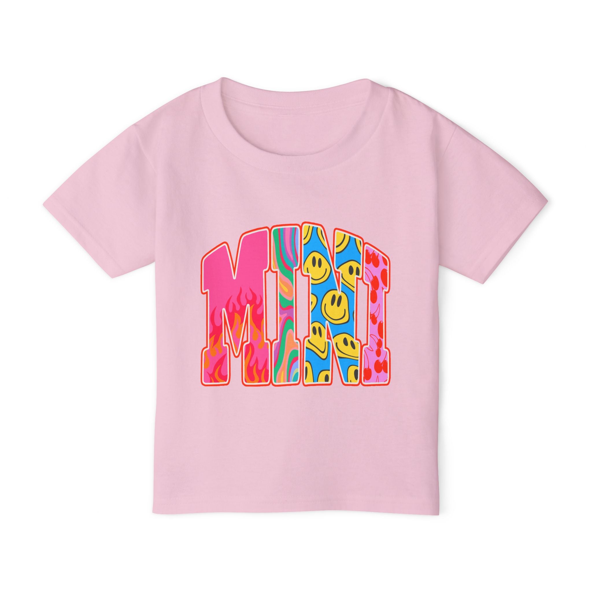 Toddler T‑Shirt — "MINI"  Smiley Retro Graphic