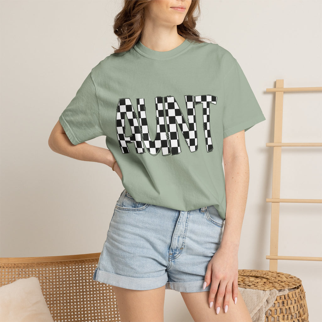 Aunt Checkerboard T-Shirt