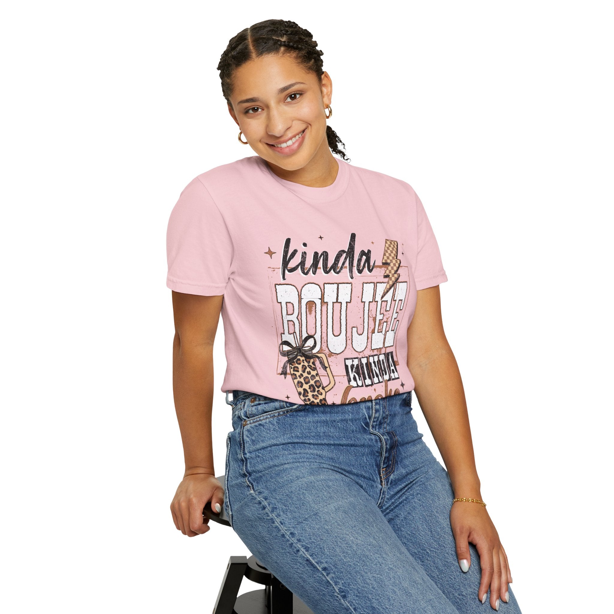 Kinda Boujee Kinda Broke Graphic T-Shirt